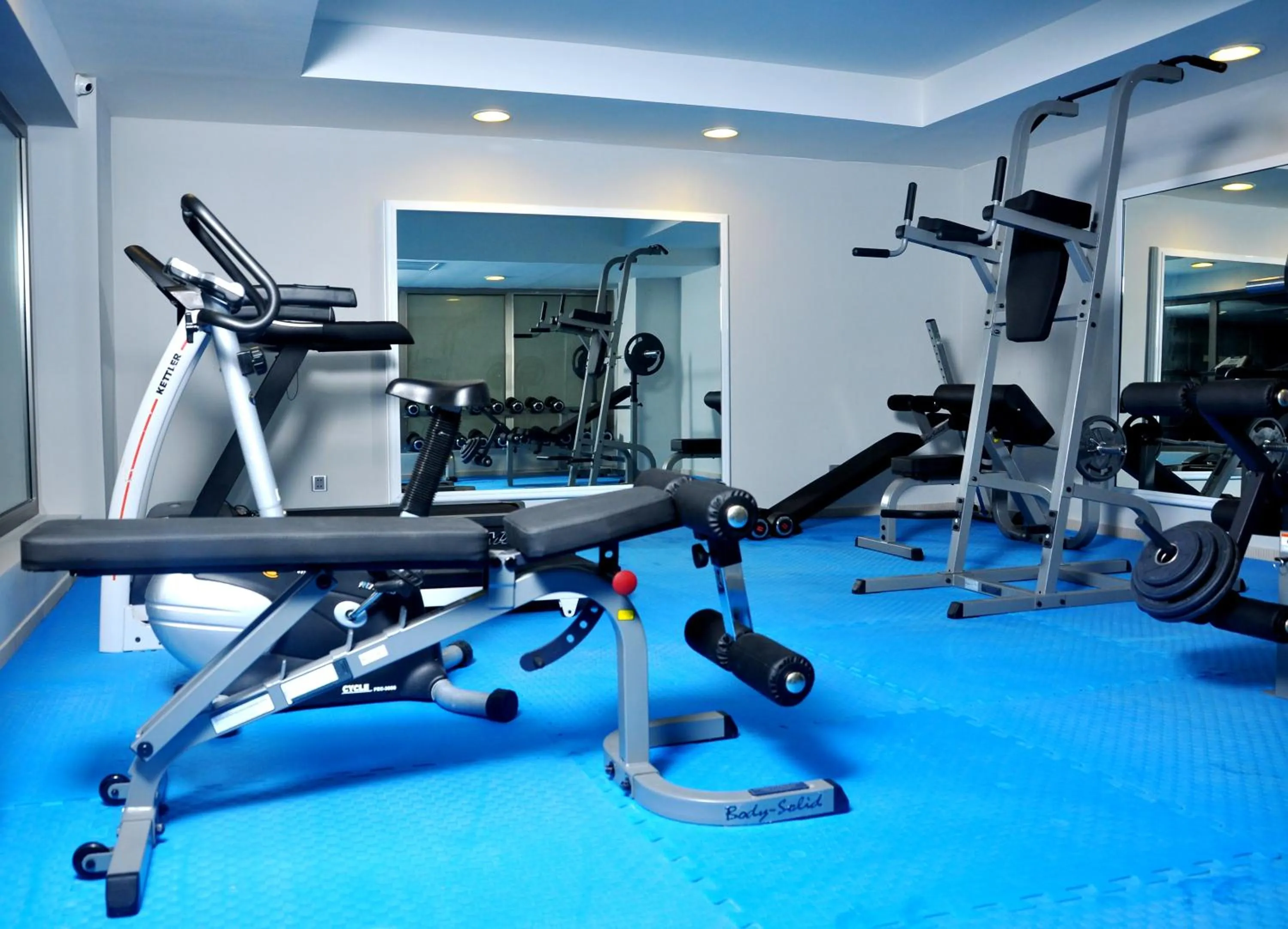 Fitness centre/facilities in Deluxe Hotel Ganja