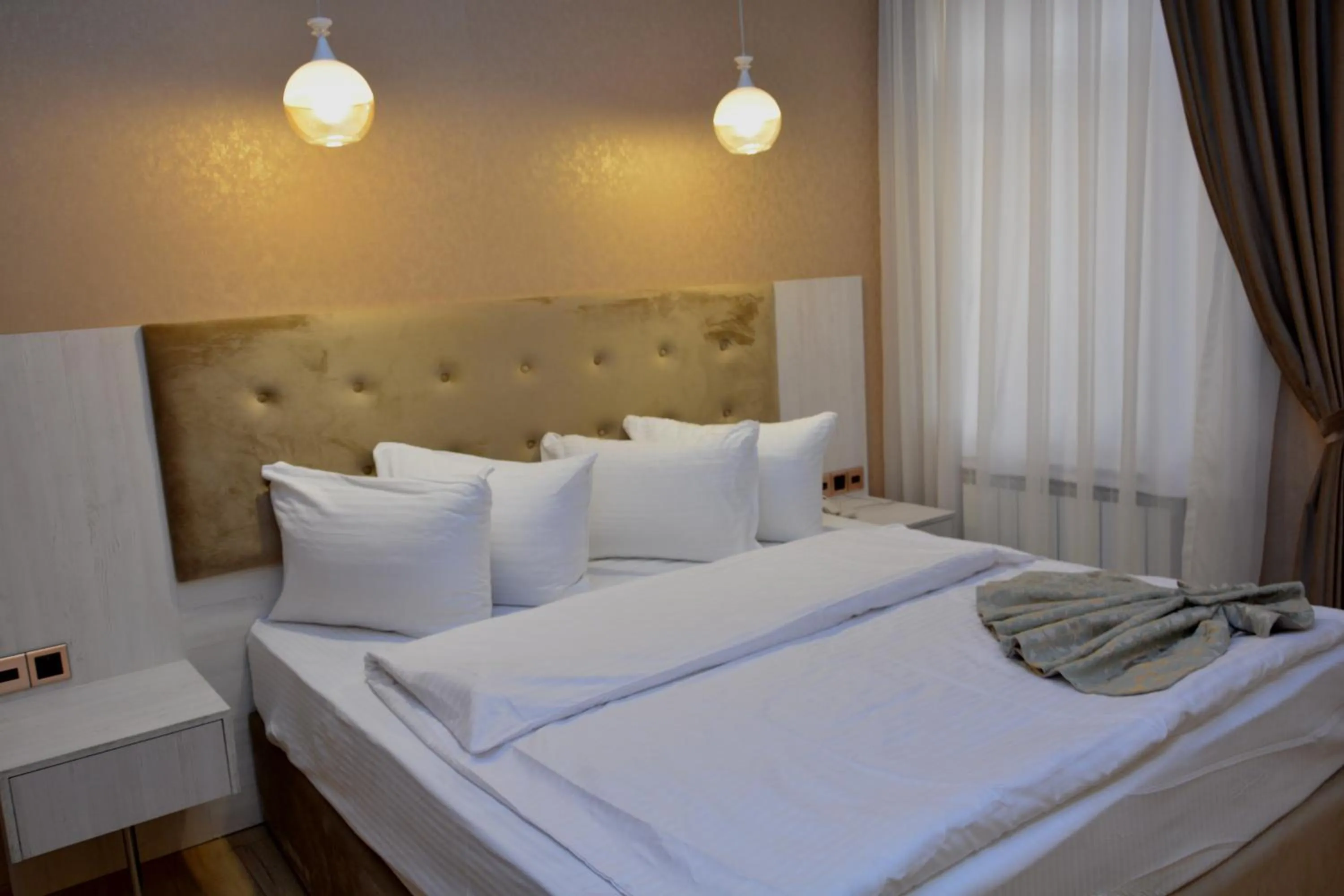 Bed in Deluxe Hotel Ganja