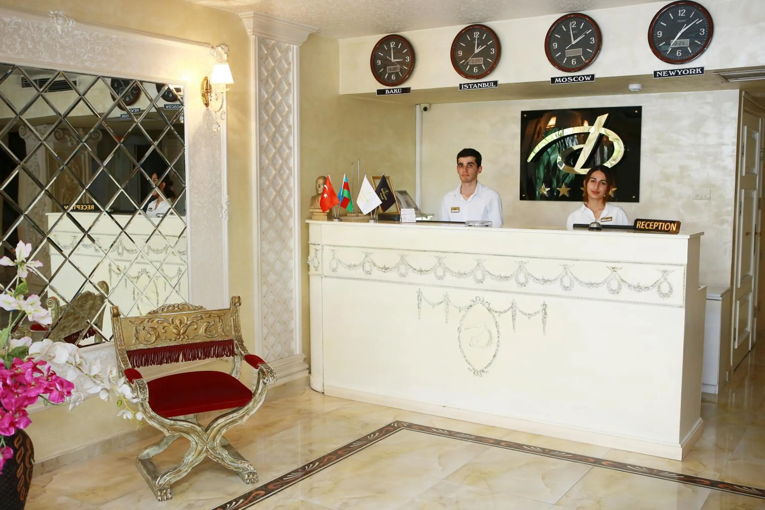 Staff in Deluxe Hotel Ganja