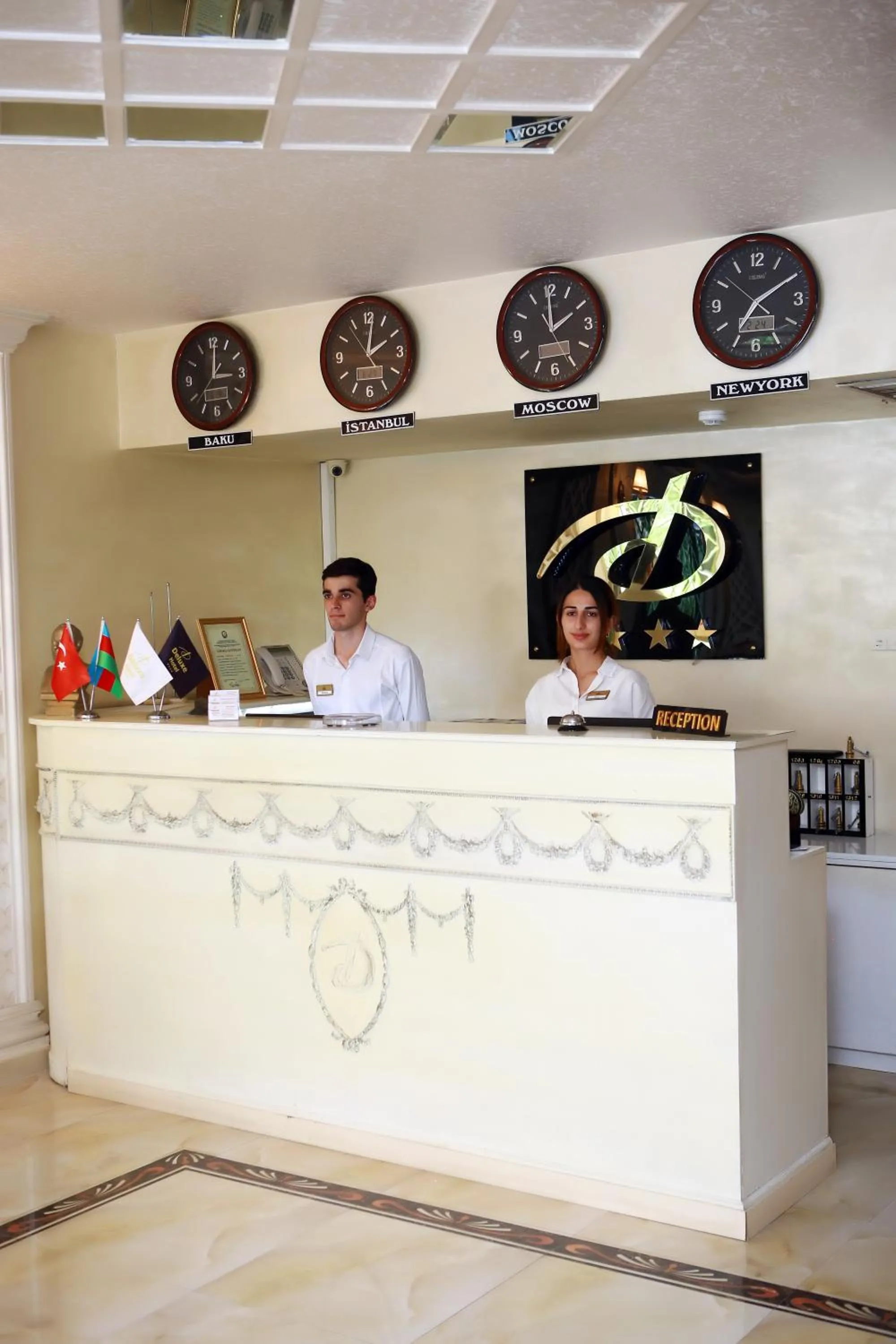 Staff in Deluxe Hotel Ganja