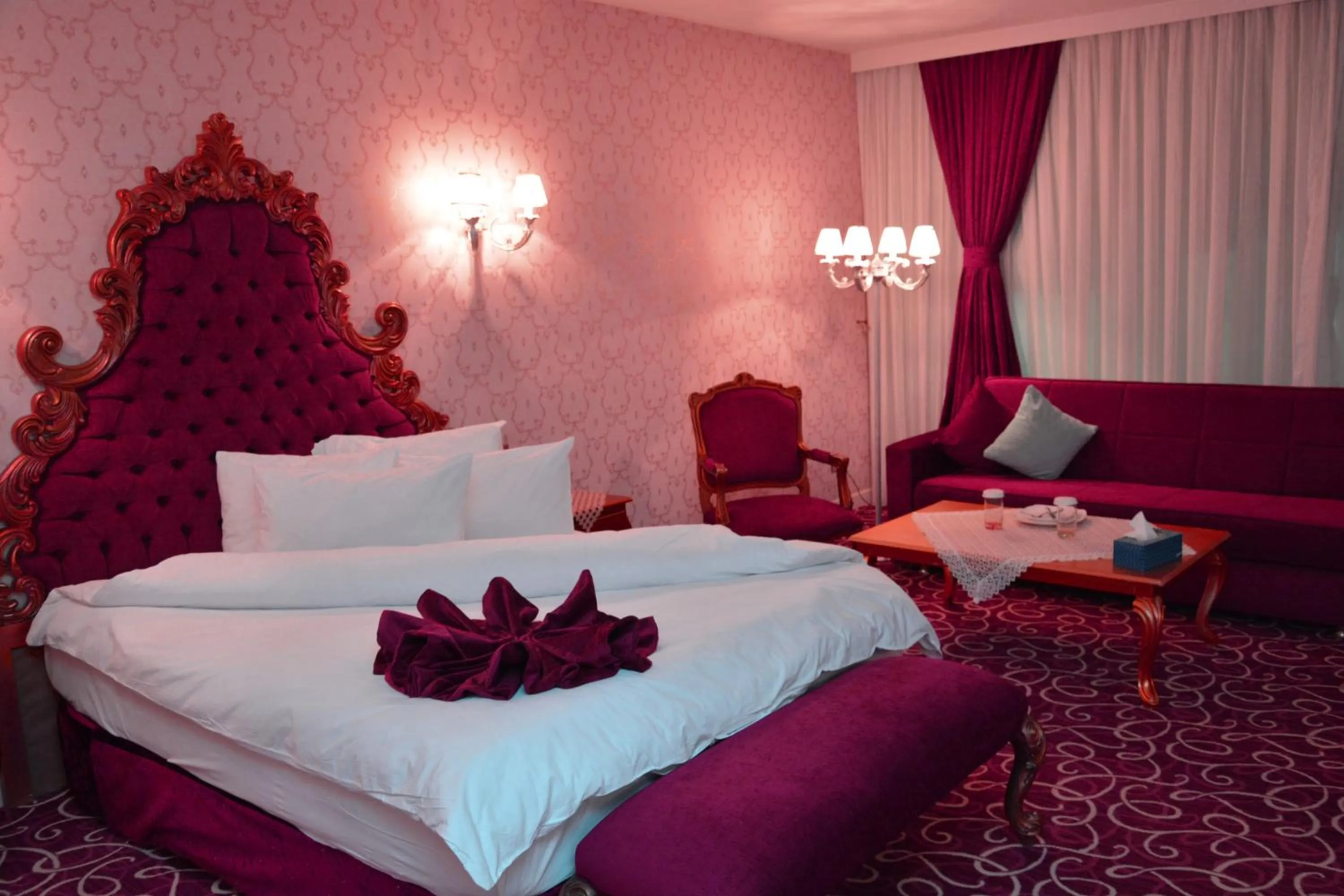 Bed in Deluxe Hotel Ganja