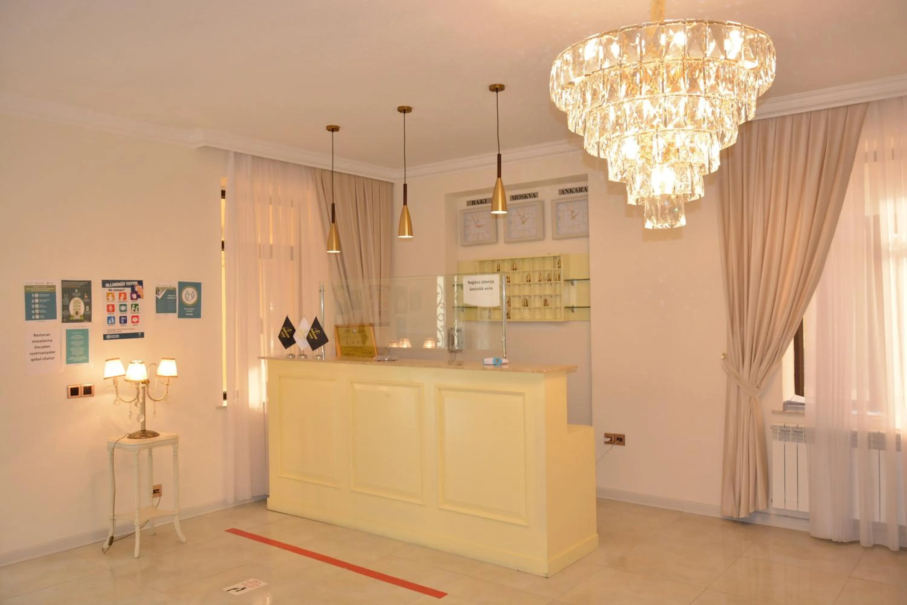 Lobby or reception in Deluxe Hotel Ganja