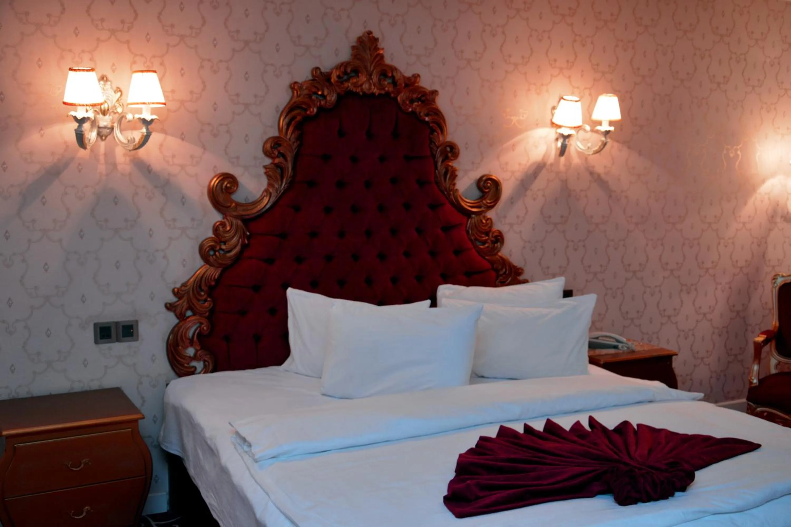 Bed in Deluxe Hotel Ganja