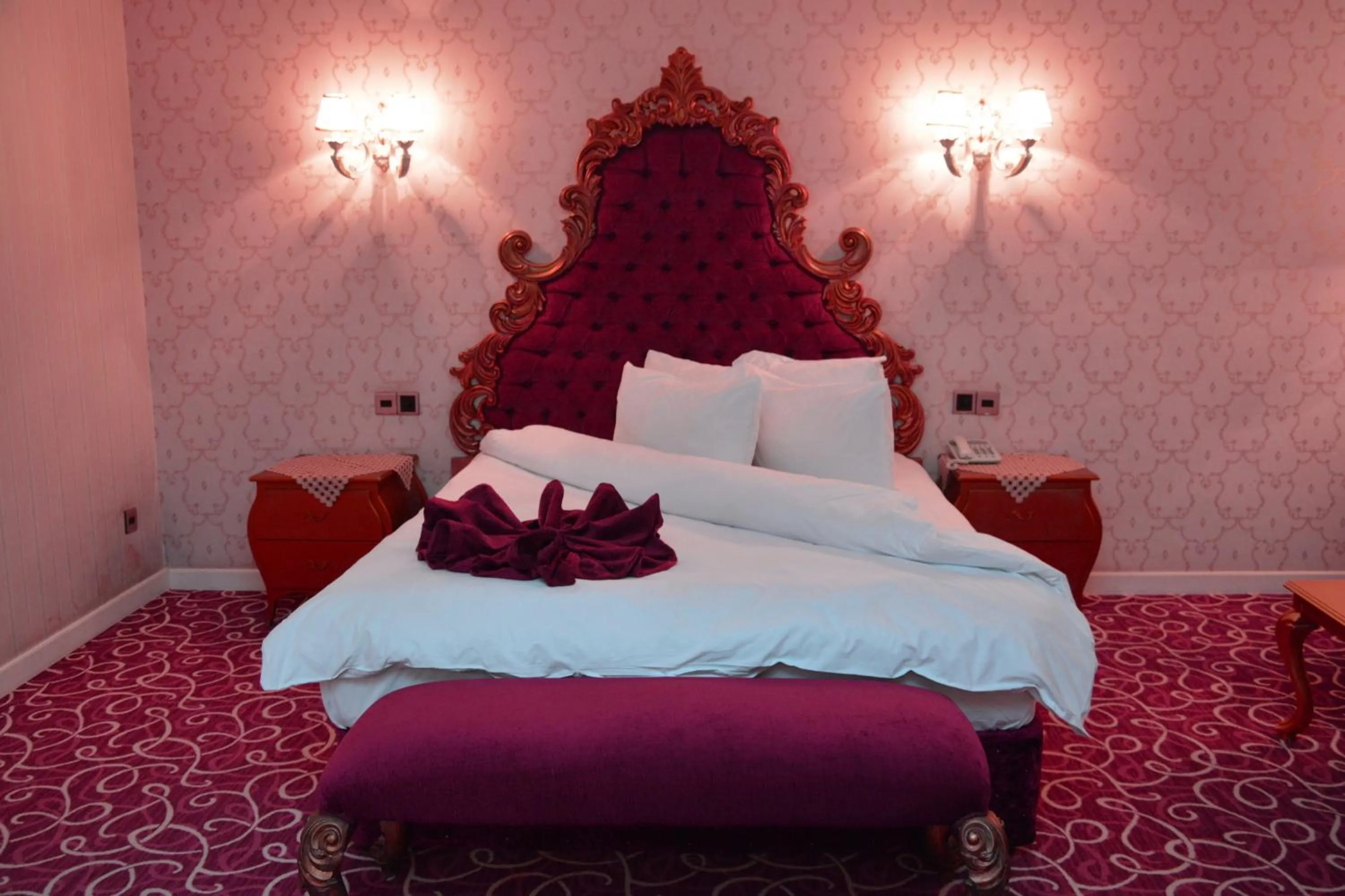 Bed in Deluxe Hotel Ganja