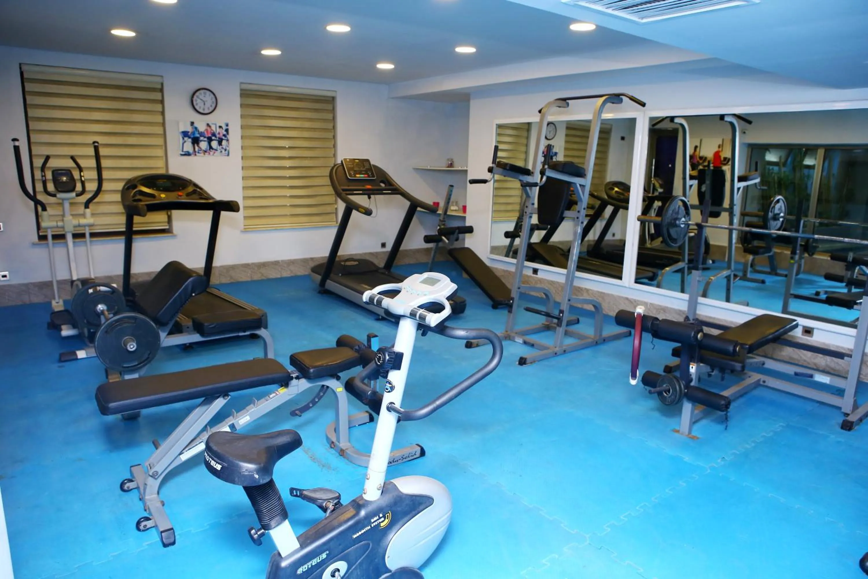 Fitness centre/facilities in Deluxe Hotel Ganja