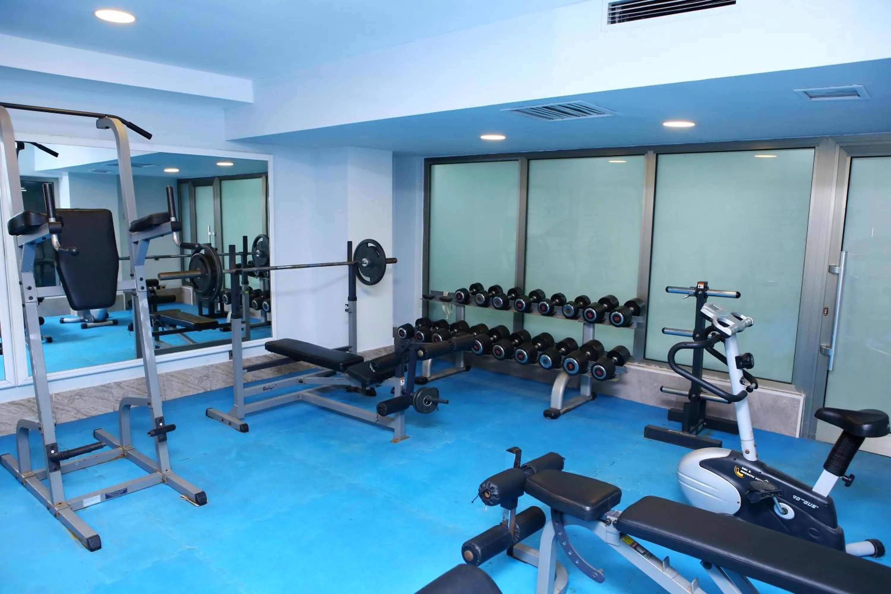 Fitness centre/facilities in Deluxe Hotel Ganja
