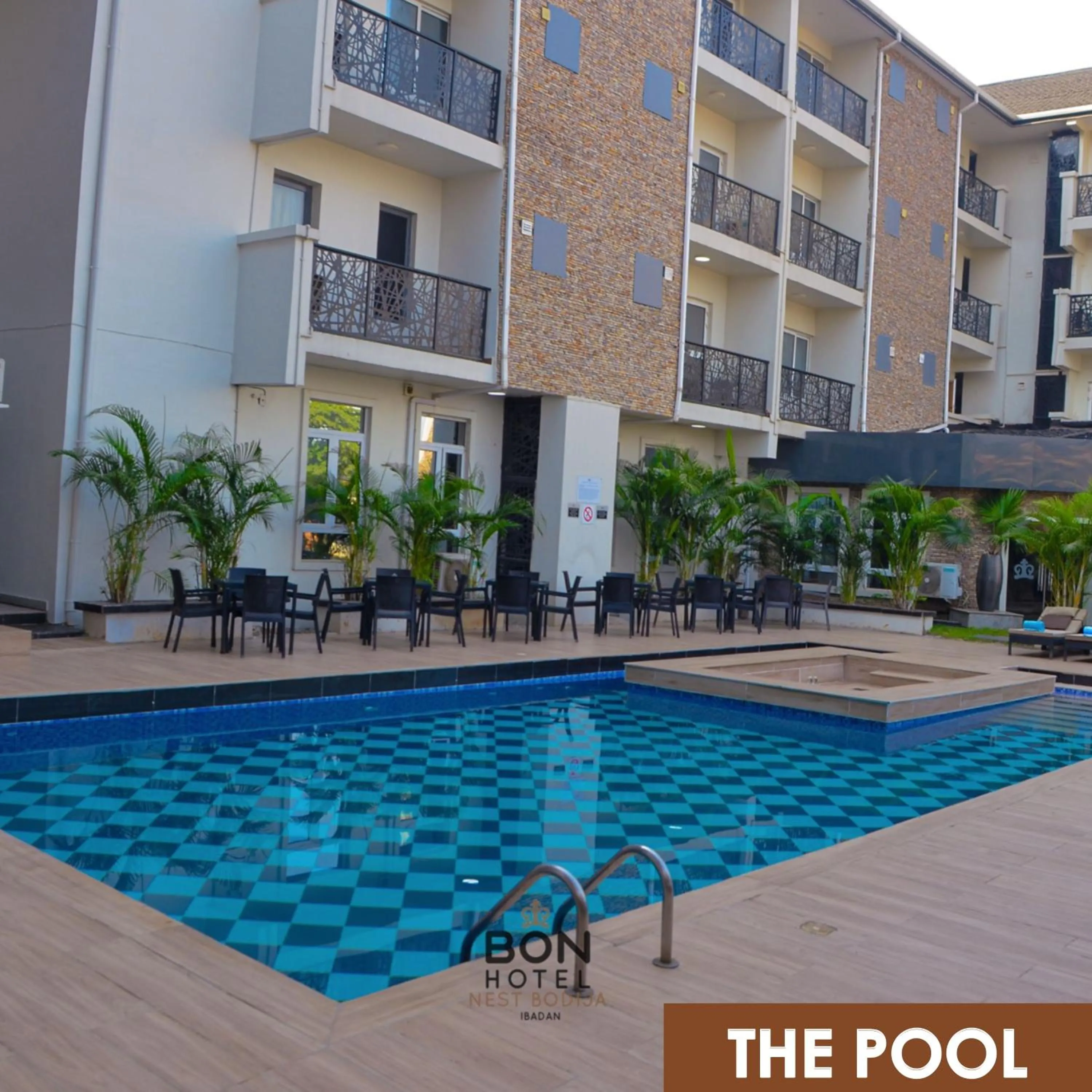 Swimming pool in The Willows Nest Hotel Ibadan