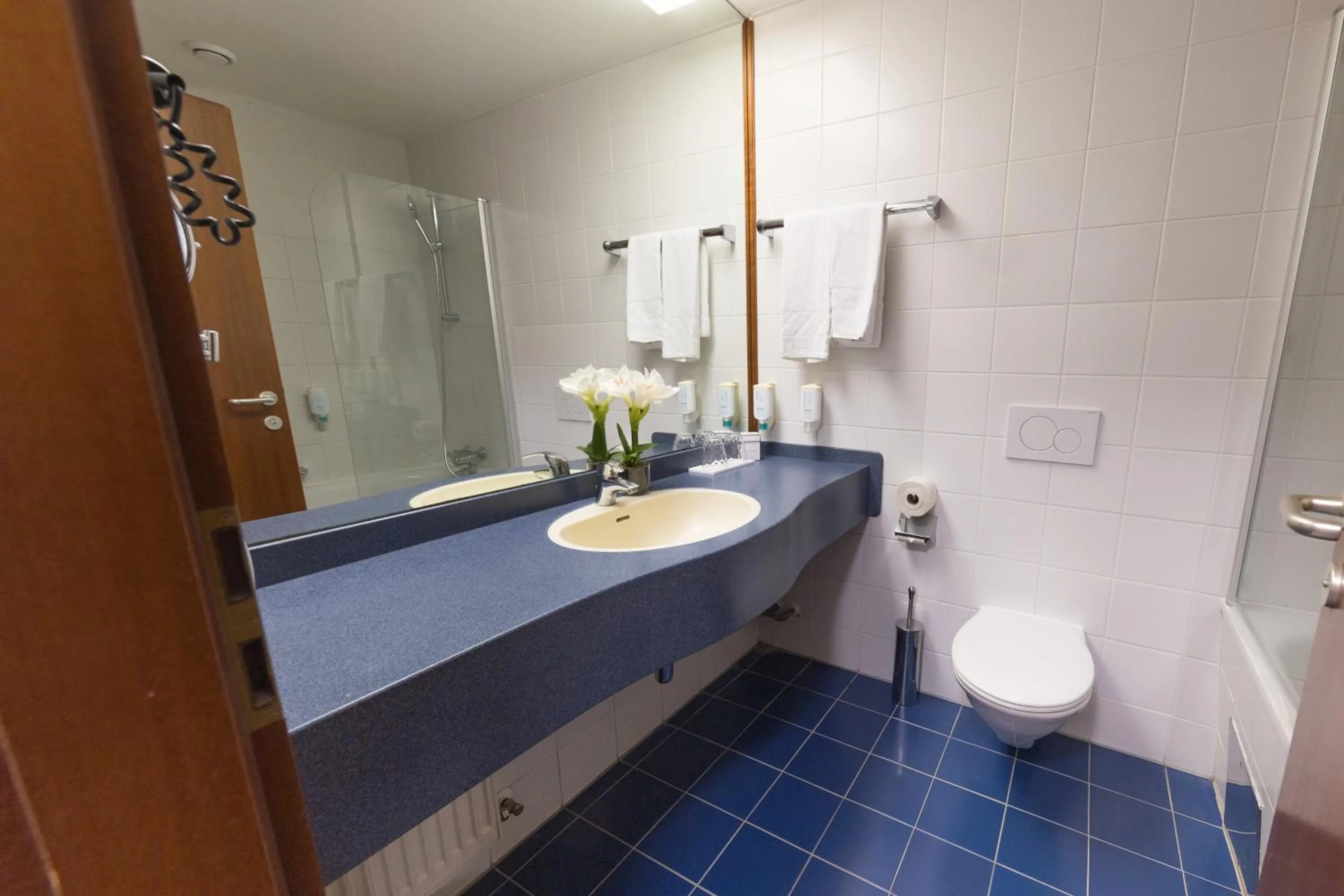 Bathroom in Skycity Hotel Atrigon