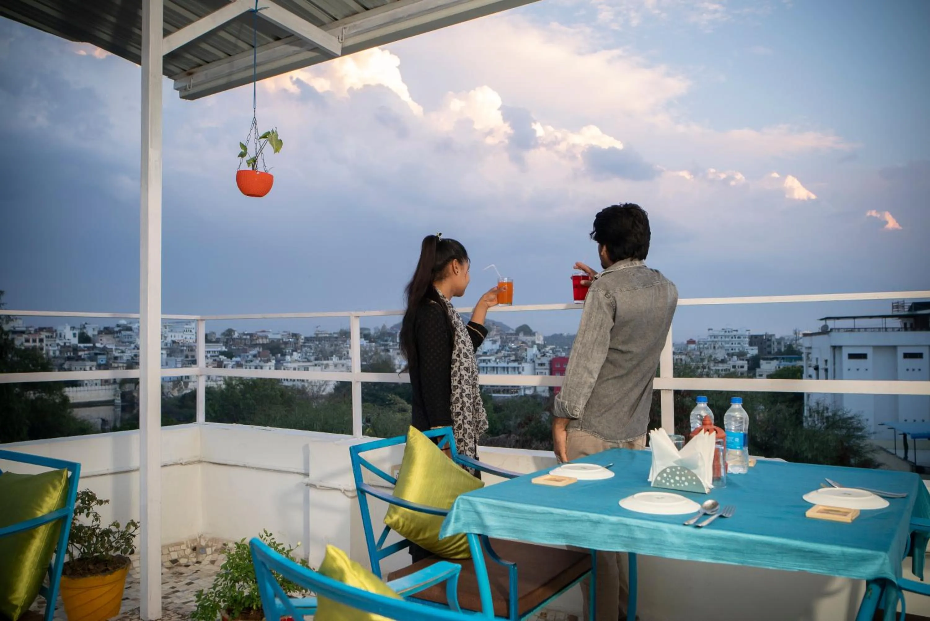 People in Soham Haveli Udaipur