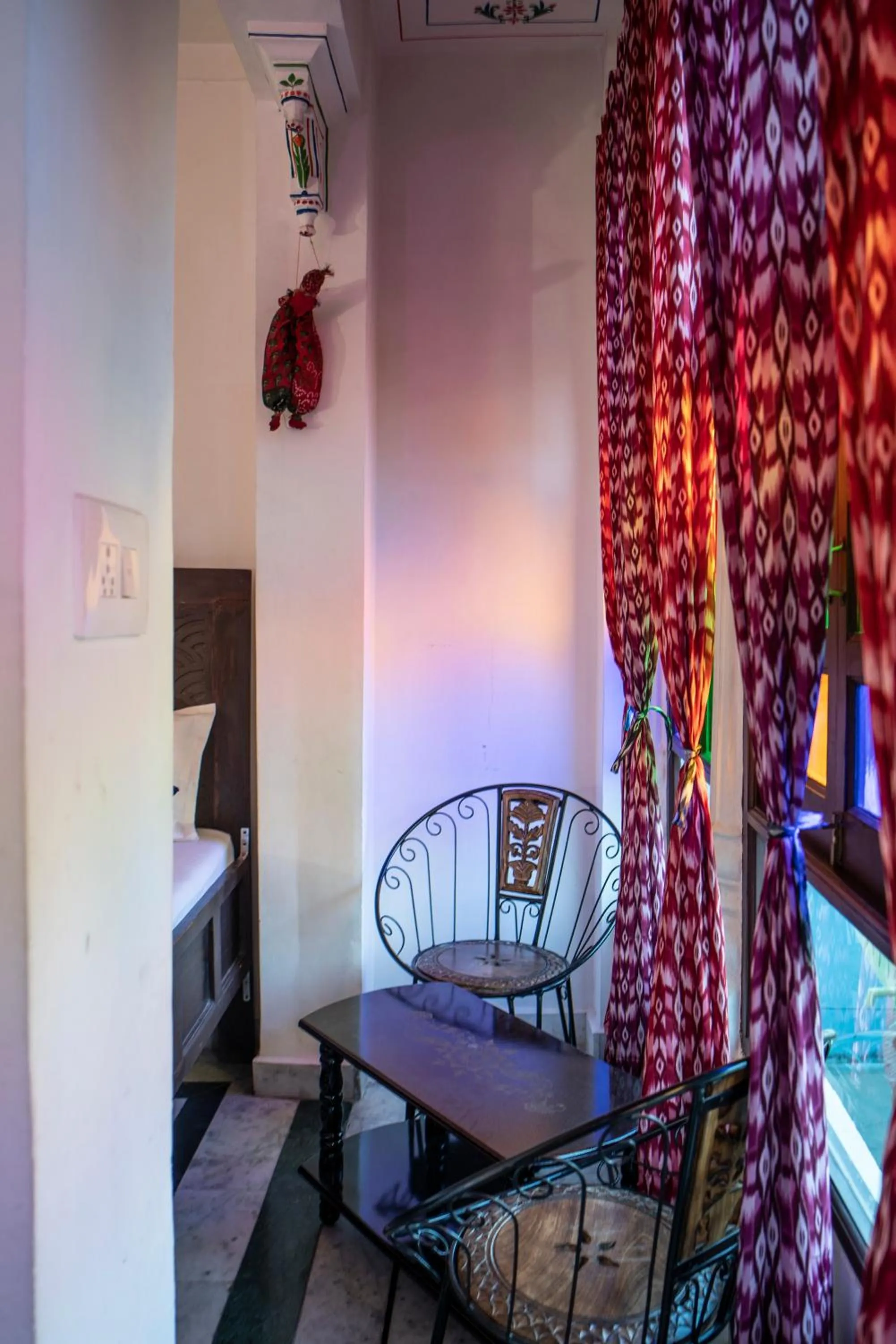 Seating area in Soham Haveli Udaipur