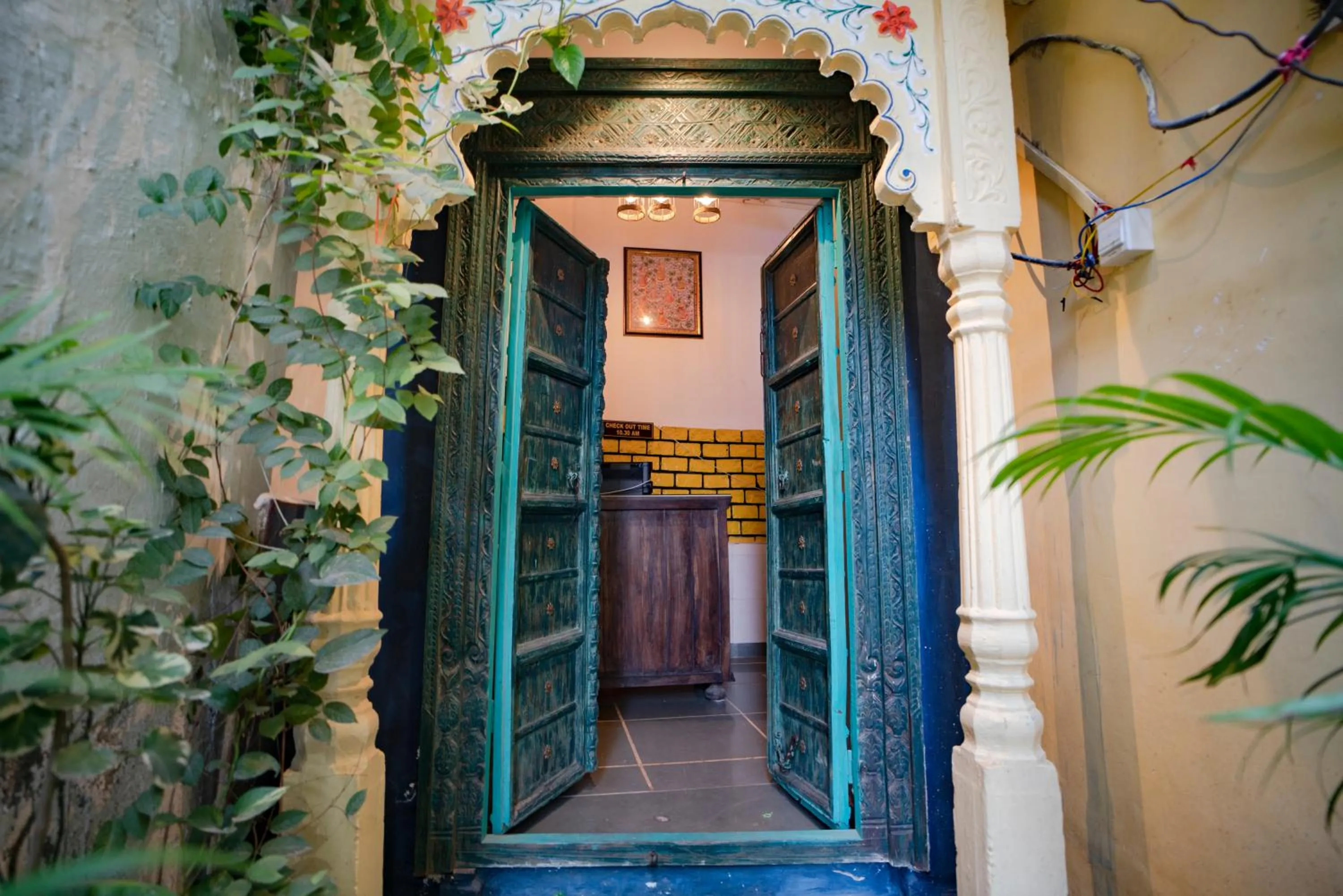 Facade/entrance in Soham Haveli Udaipur