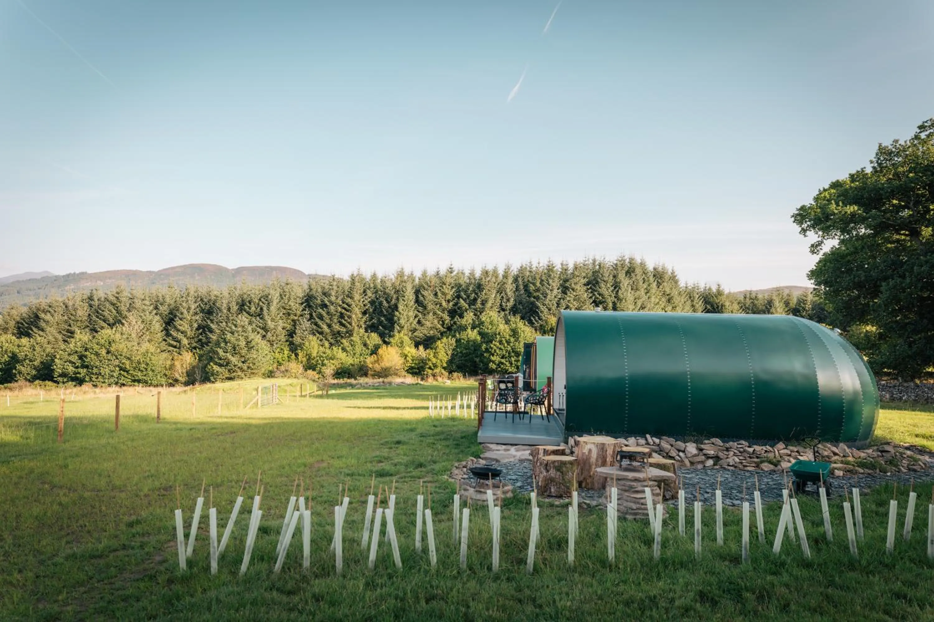 Day in Cardross Estate Glamping Pods