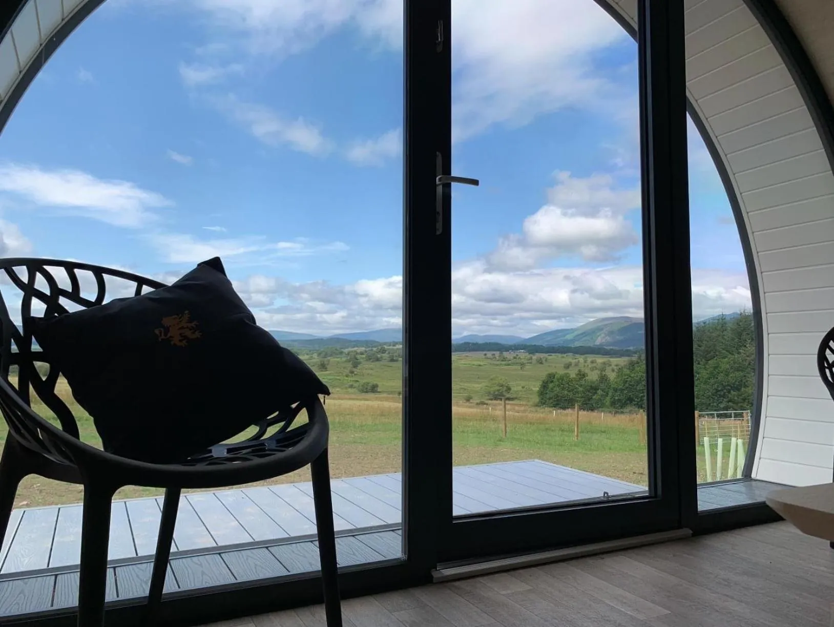 Patio in Cardross Estate Glamping Pods