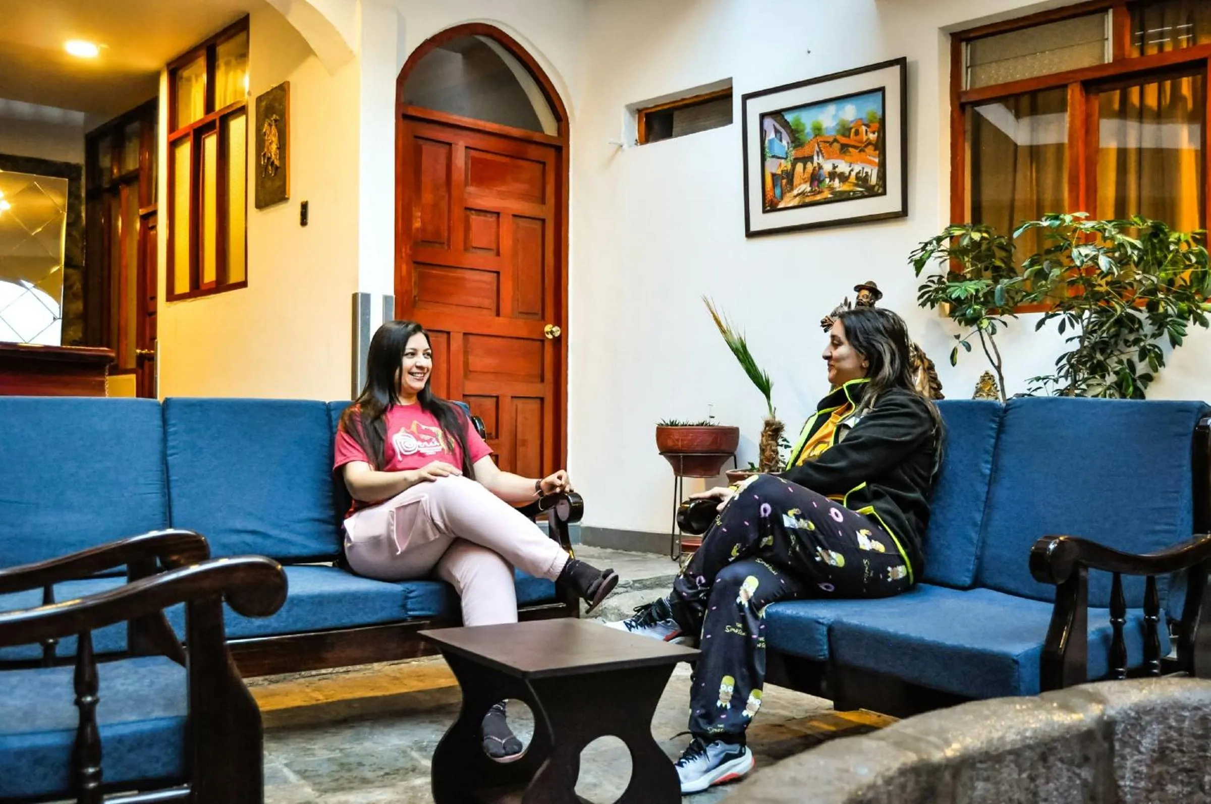 People in Hotel Choquequirao