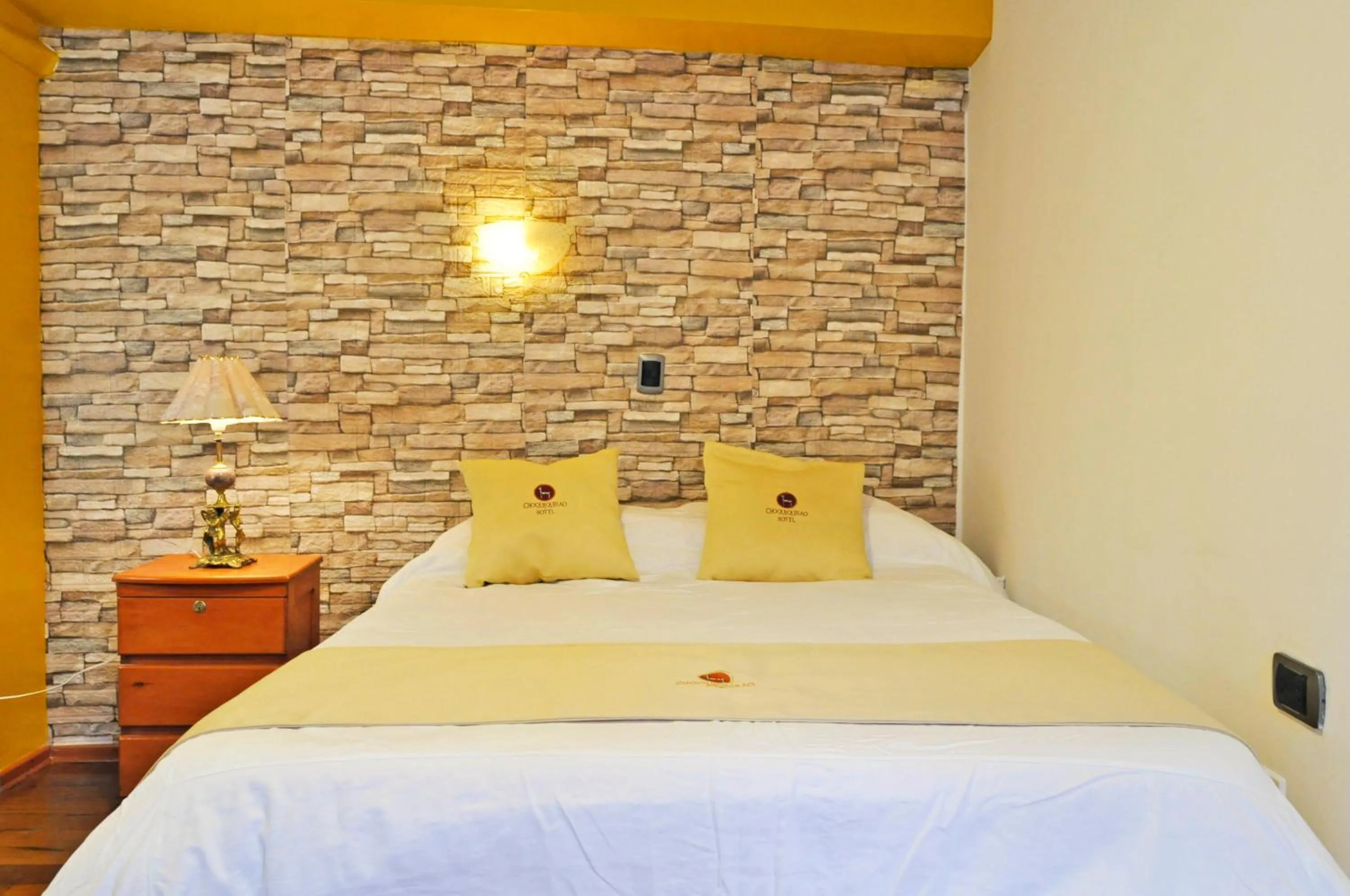 Bed in Hotel Choquequirao
