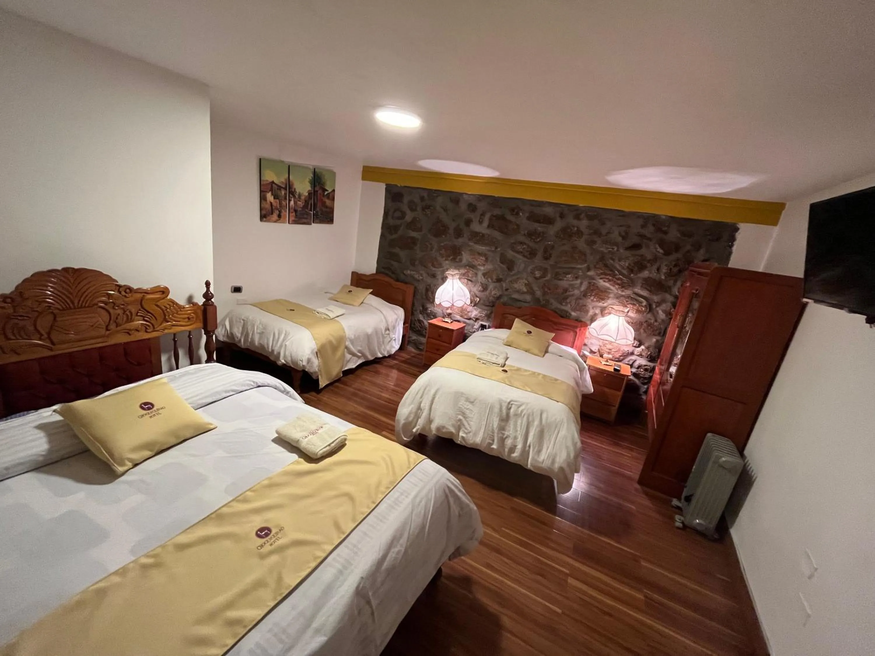 Communal lounge/ TV room in Hotel Choquequirao