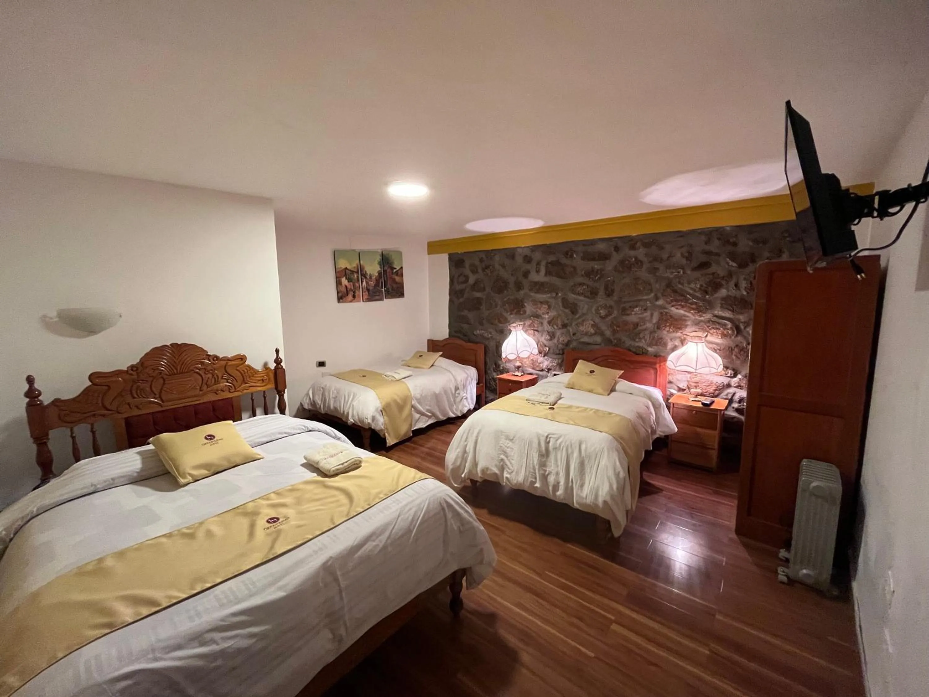 Bed in Hotel Choquequirao