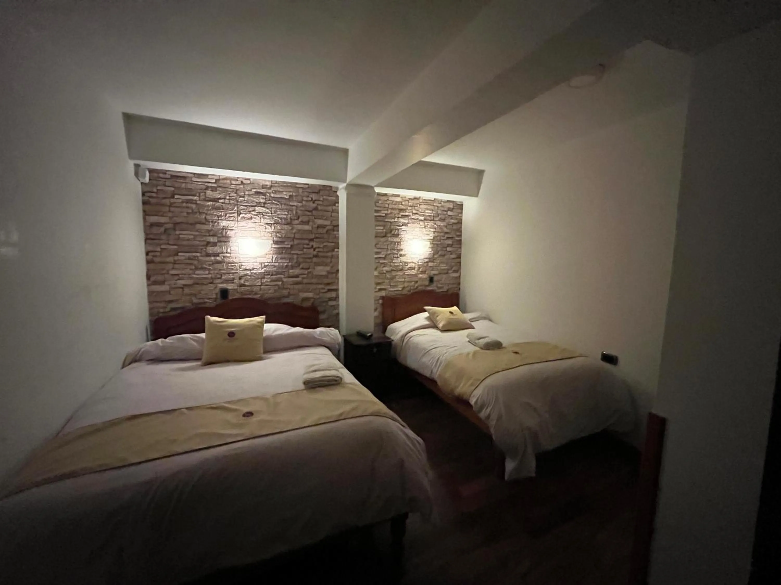 Bed in Hotel Choquequirao