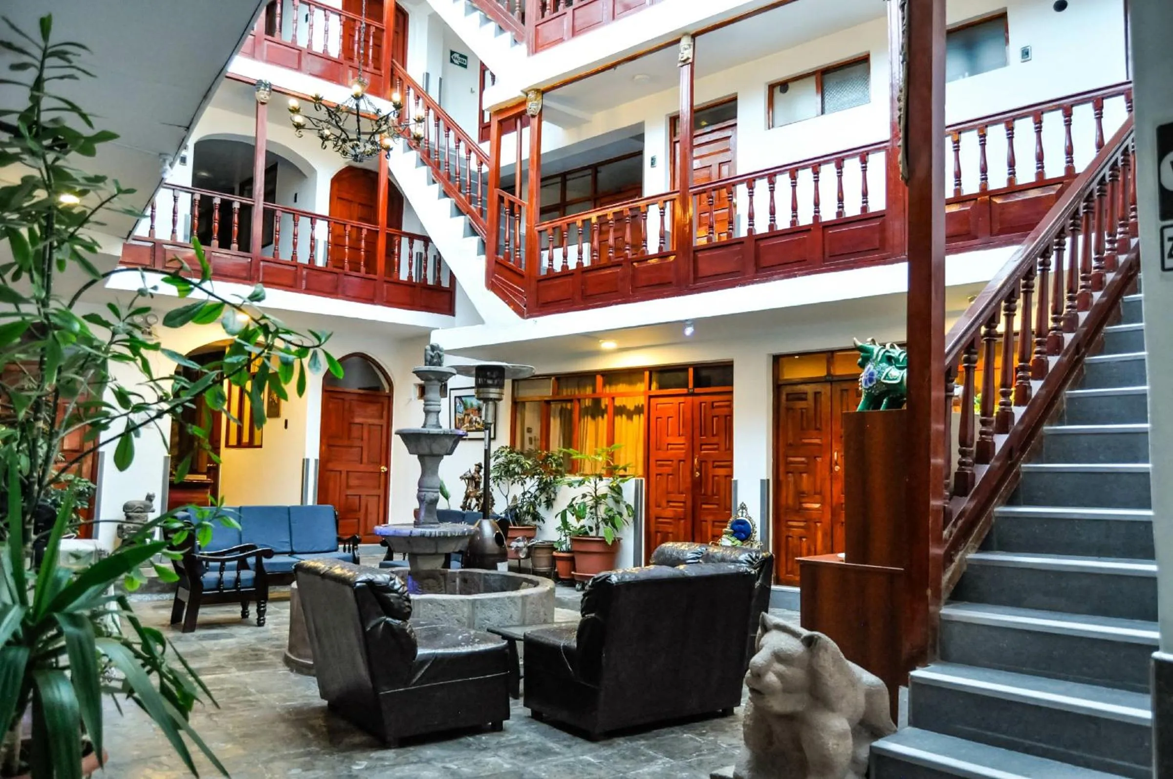 Living room in Hotel Choquequirao