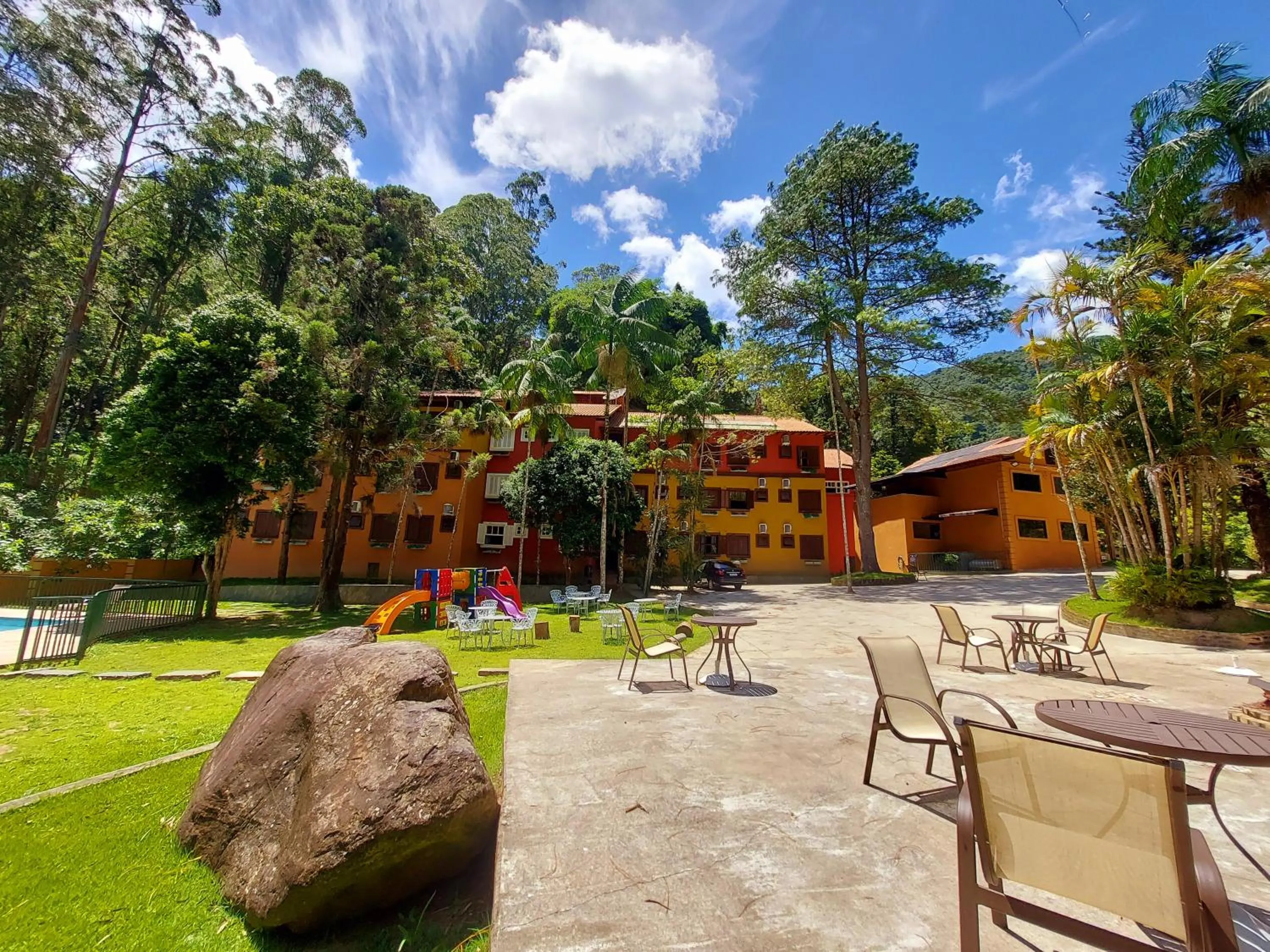 Garden view in Hotel Vila Suíça 1818