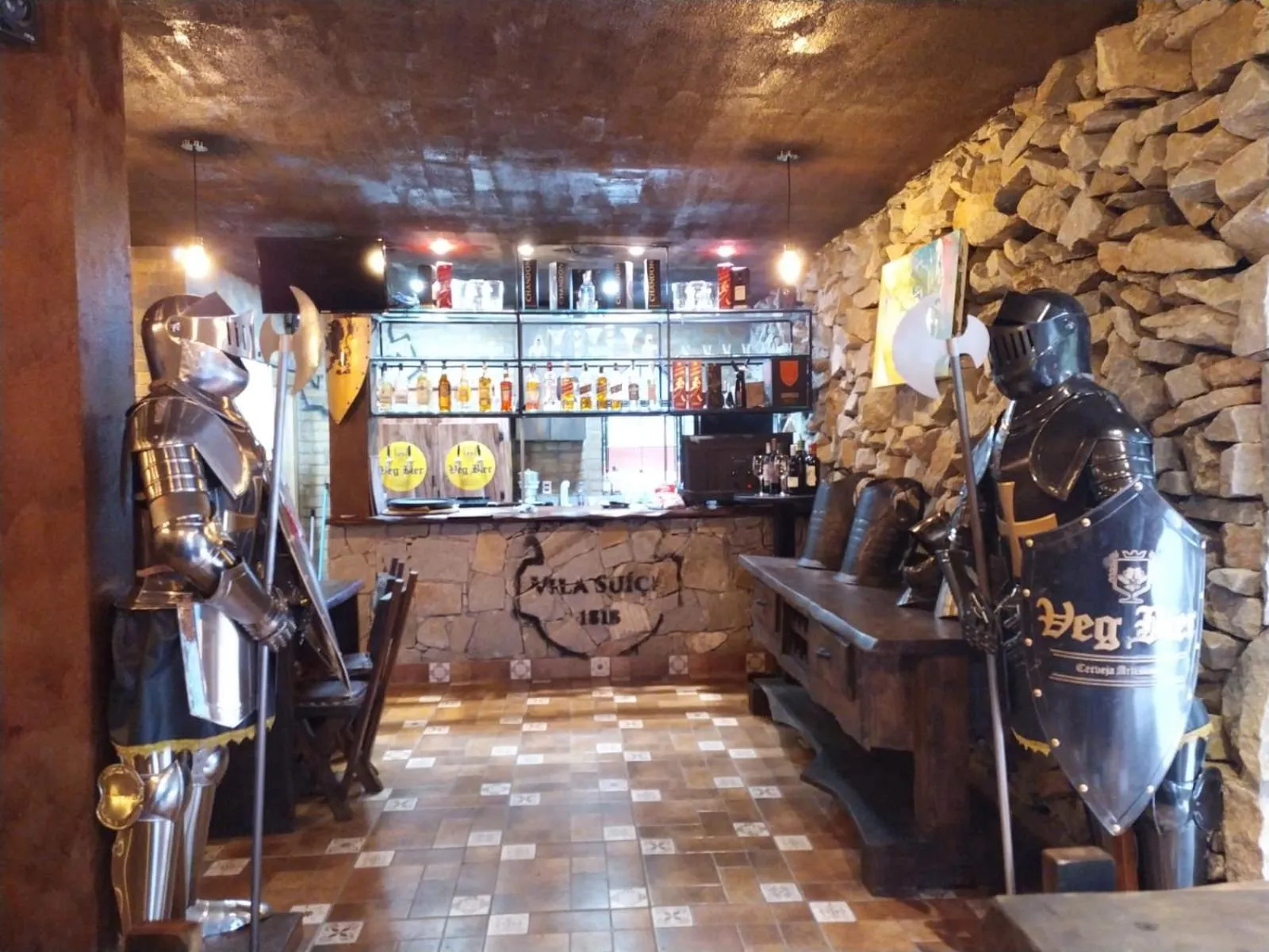 Lounge or bar in Hotel Vila Suíça 1818