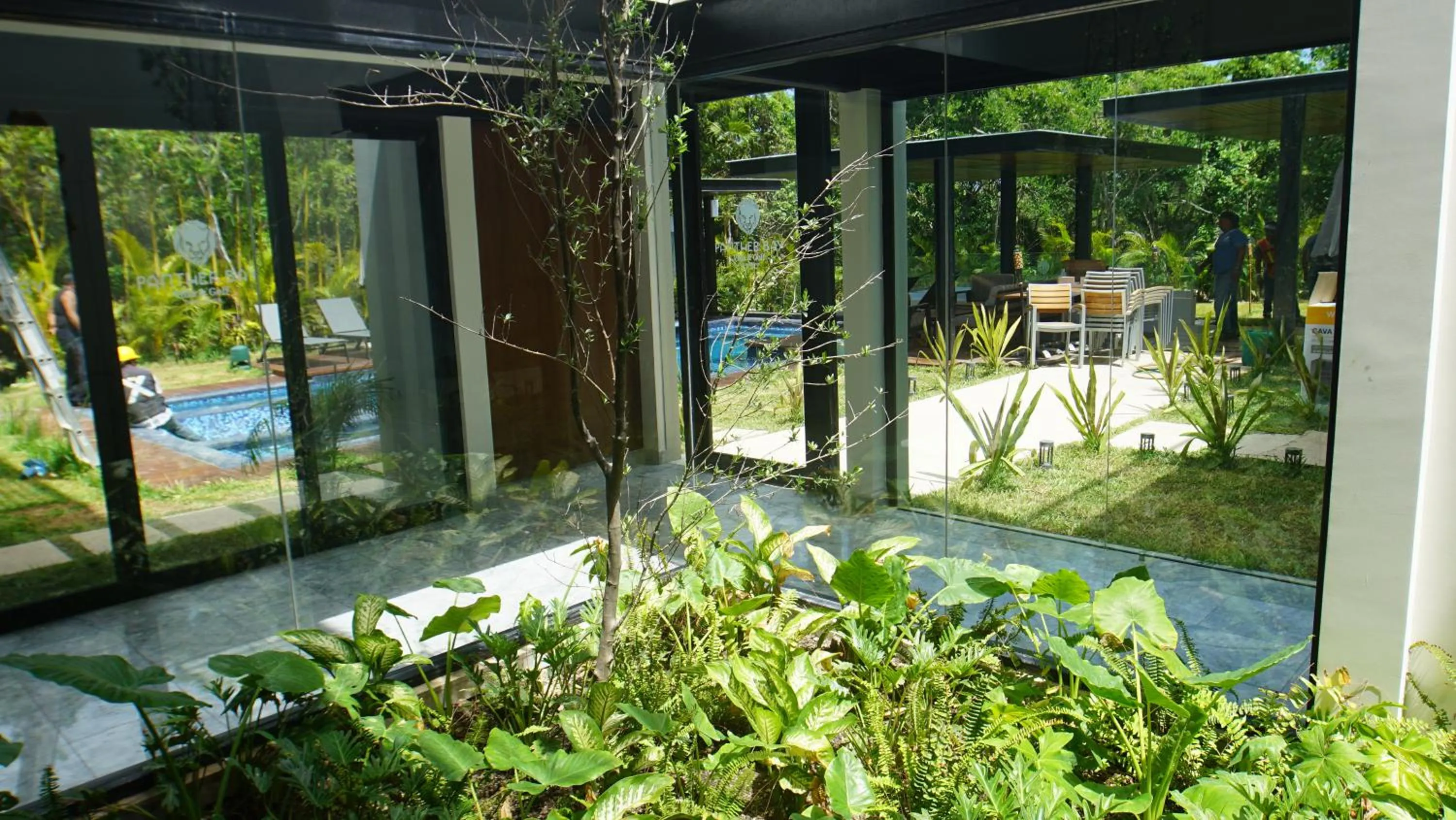 Patio in Panther Bay Boutique Hotel