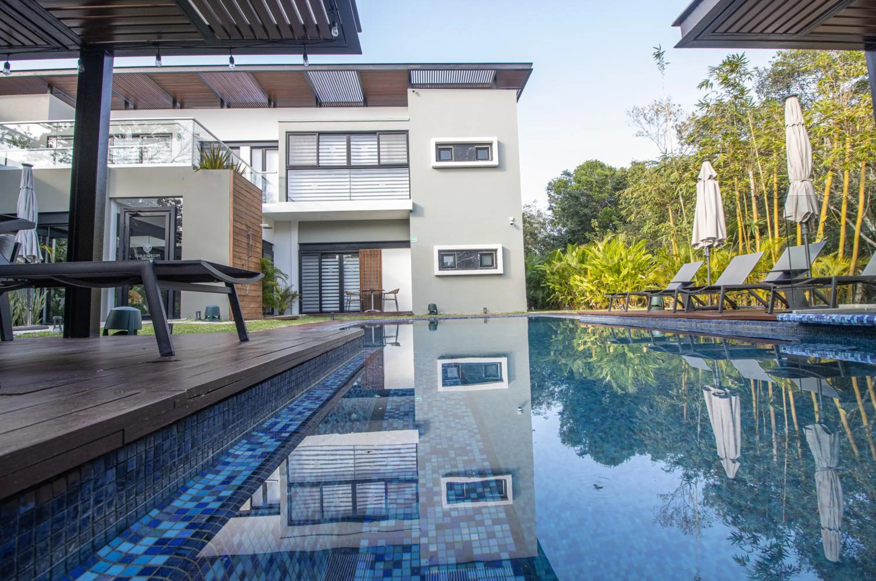Swimming pool in Panther Bay Boutique Hotel