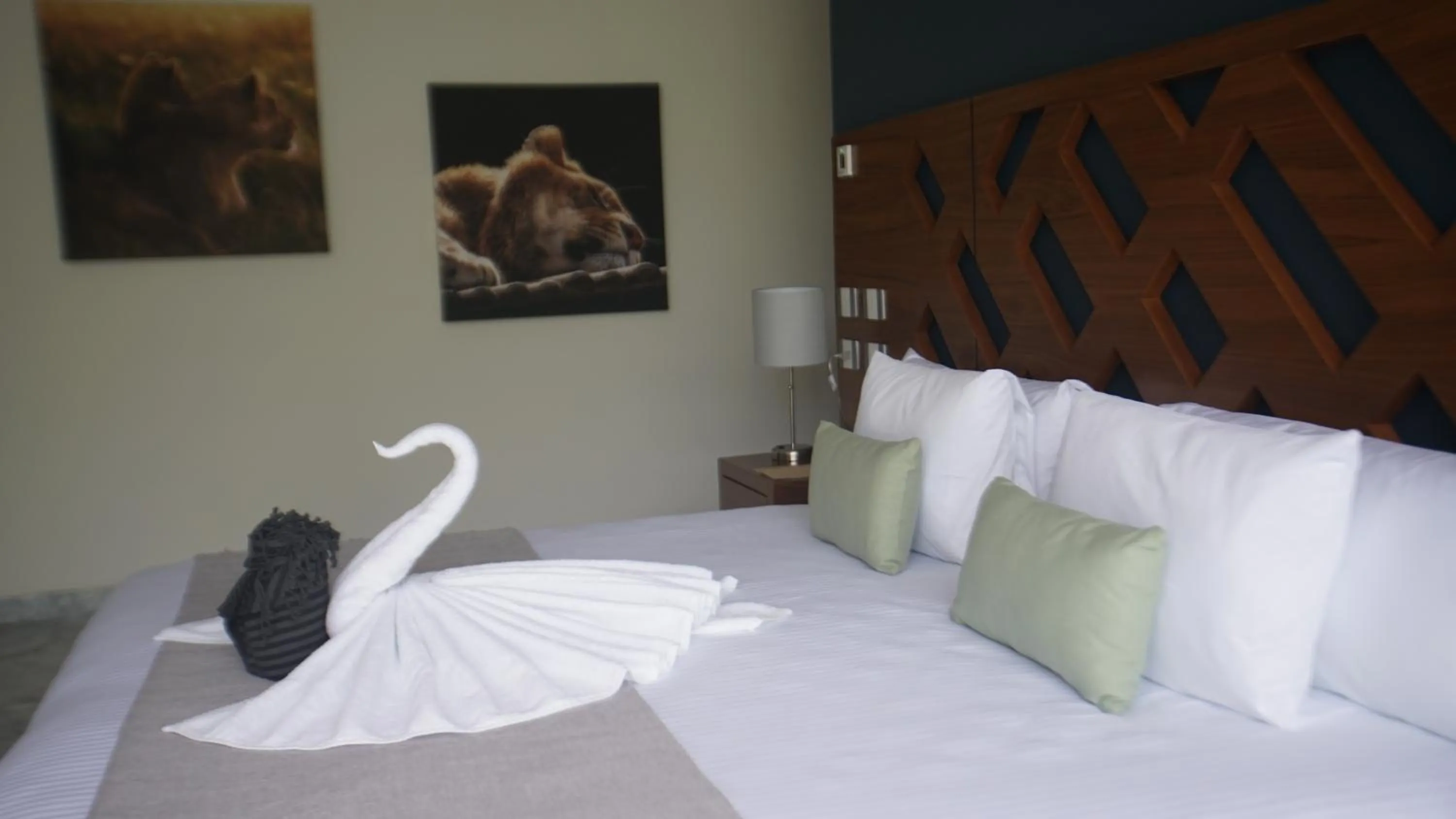 Bed in Panther Bay Boutique Hotel