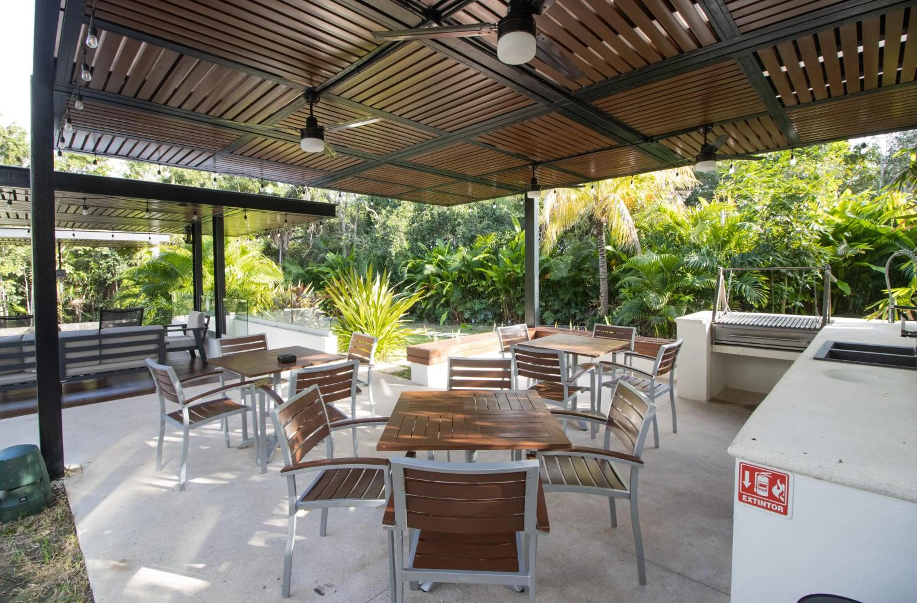 Patio in Panther Bay Boutique Hotel