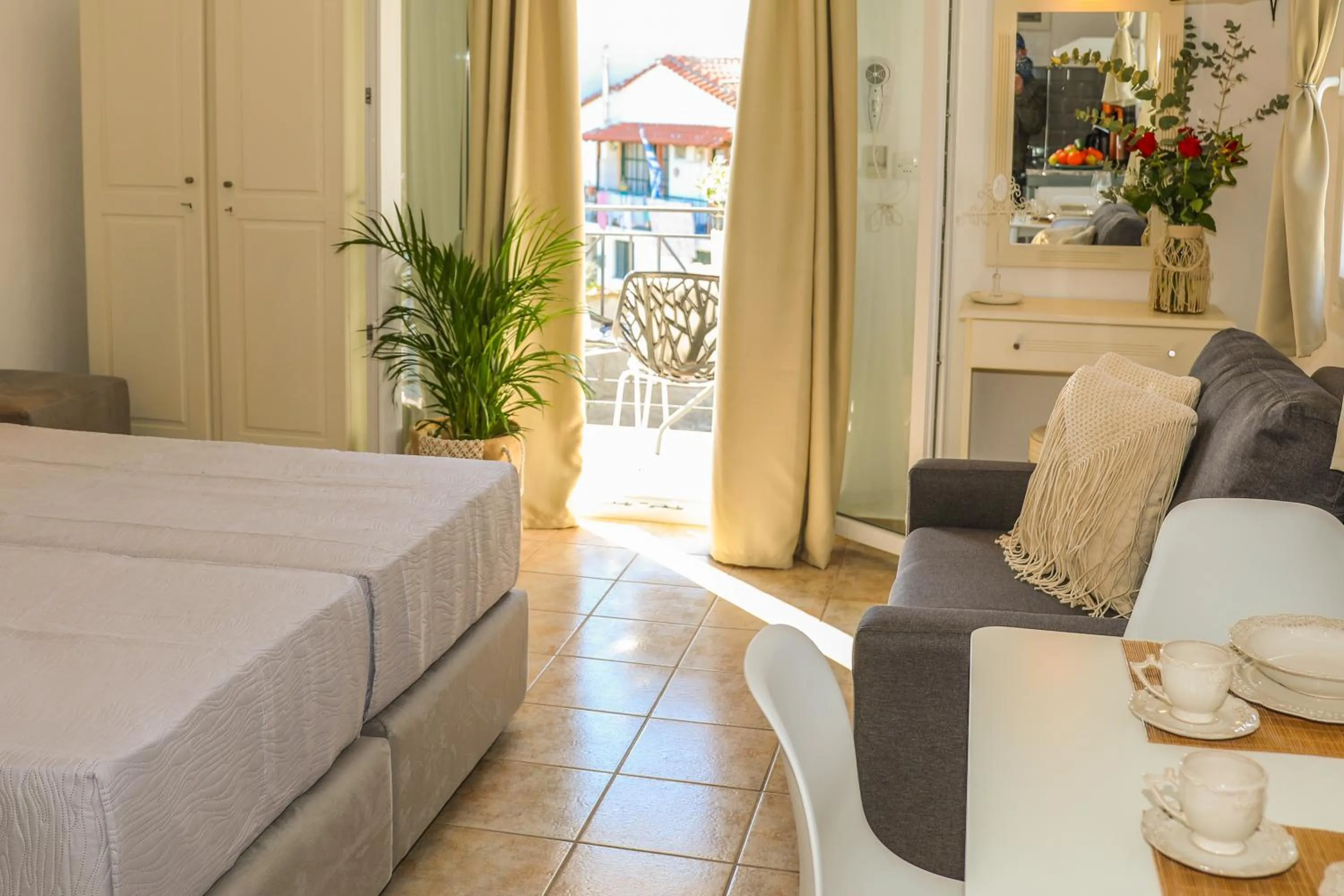 Bed in La FLEUR apartments