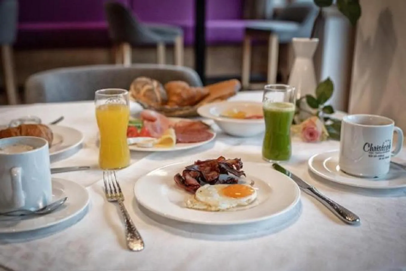 Continental breakfast in Familienhotel Christoph