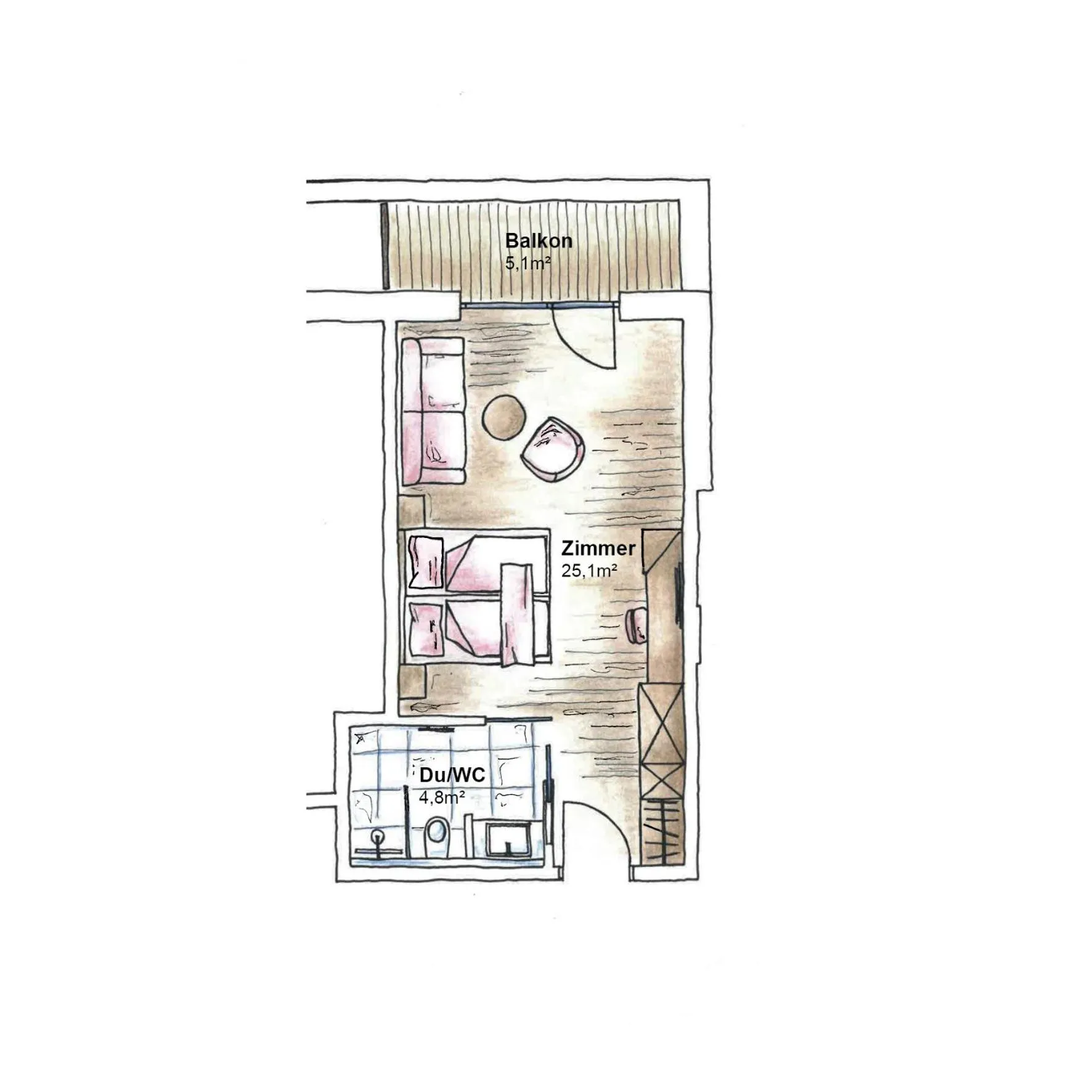 Floor plan in Active Nature Resort DAS SeeMOUNT