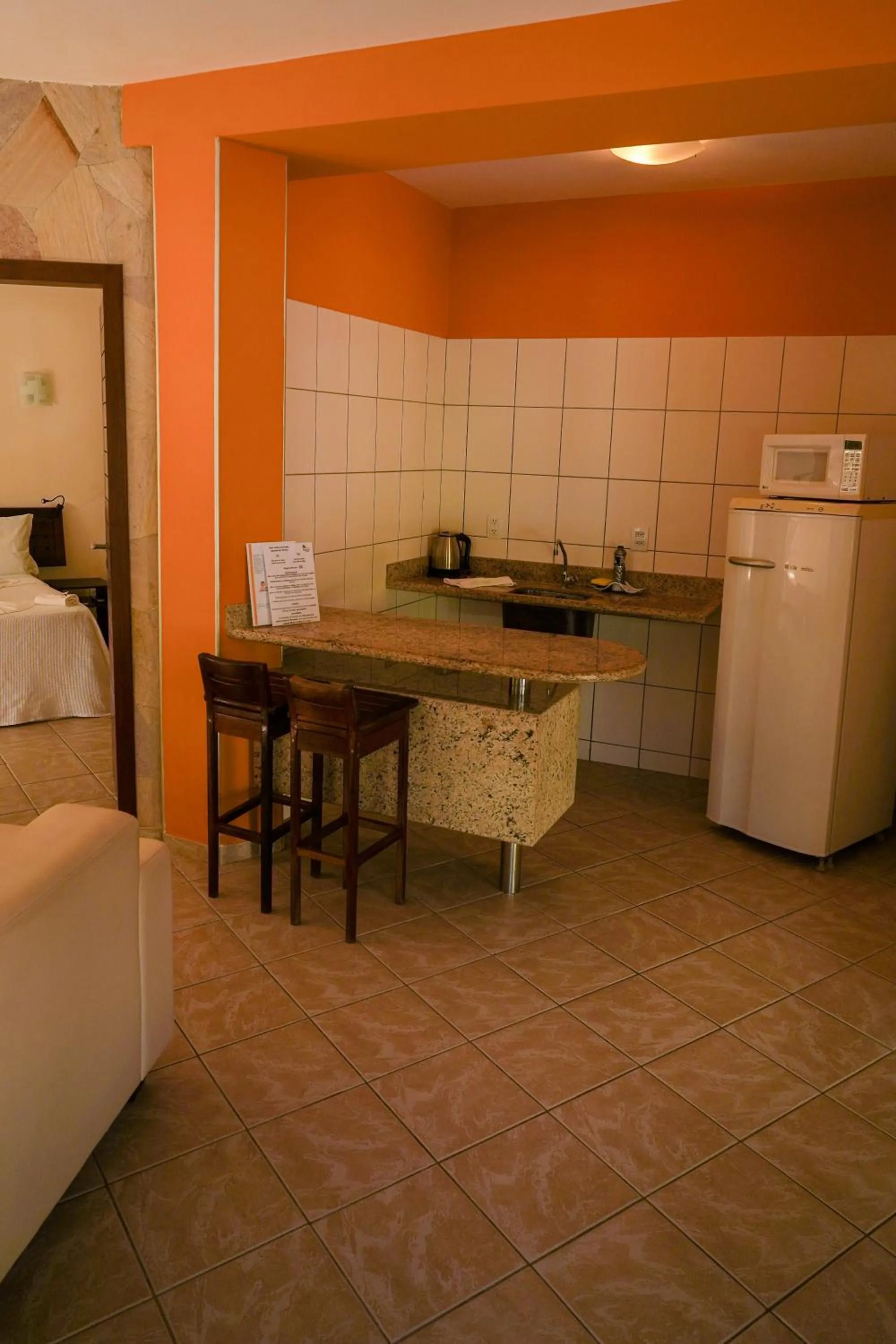 Kitchen or kitchenette in Pousada Morada dos Ventos