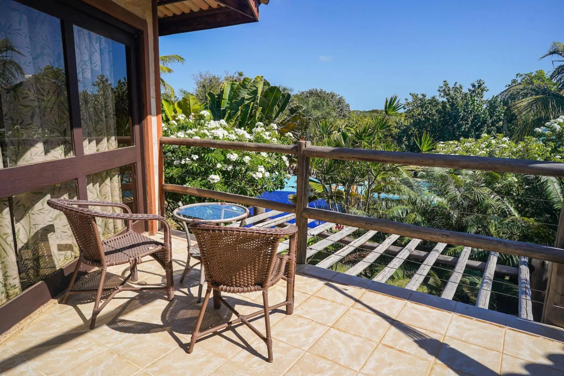 Balcony/Terrace in Pousada Morada dos Ventos
