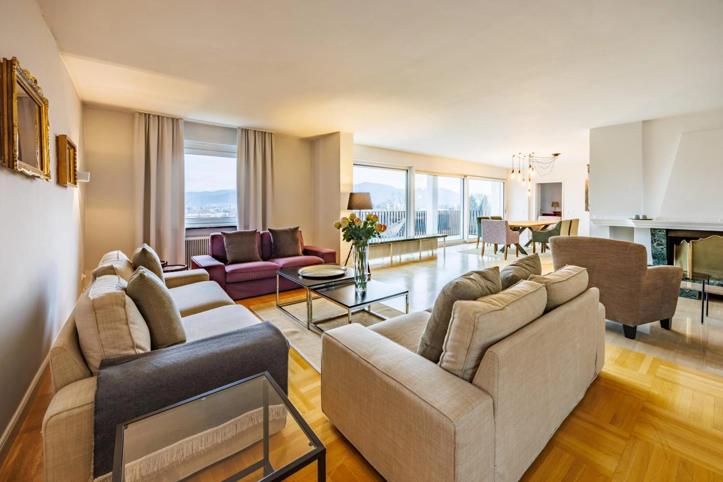 Living room in Hotel Dermuth Klagenfurt