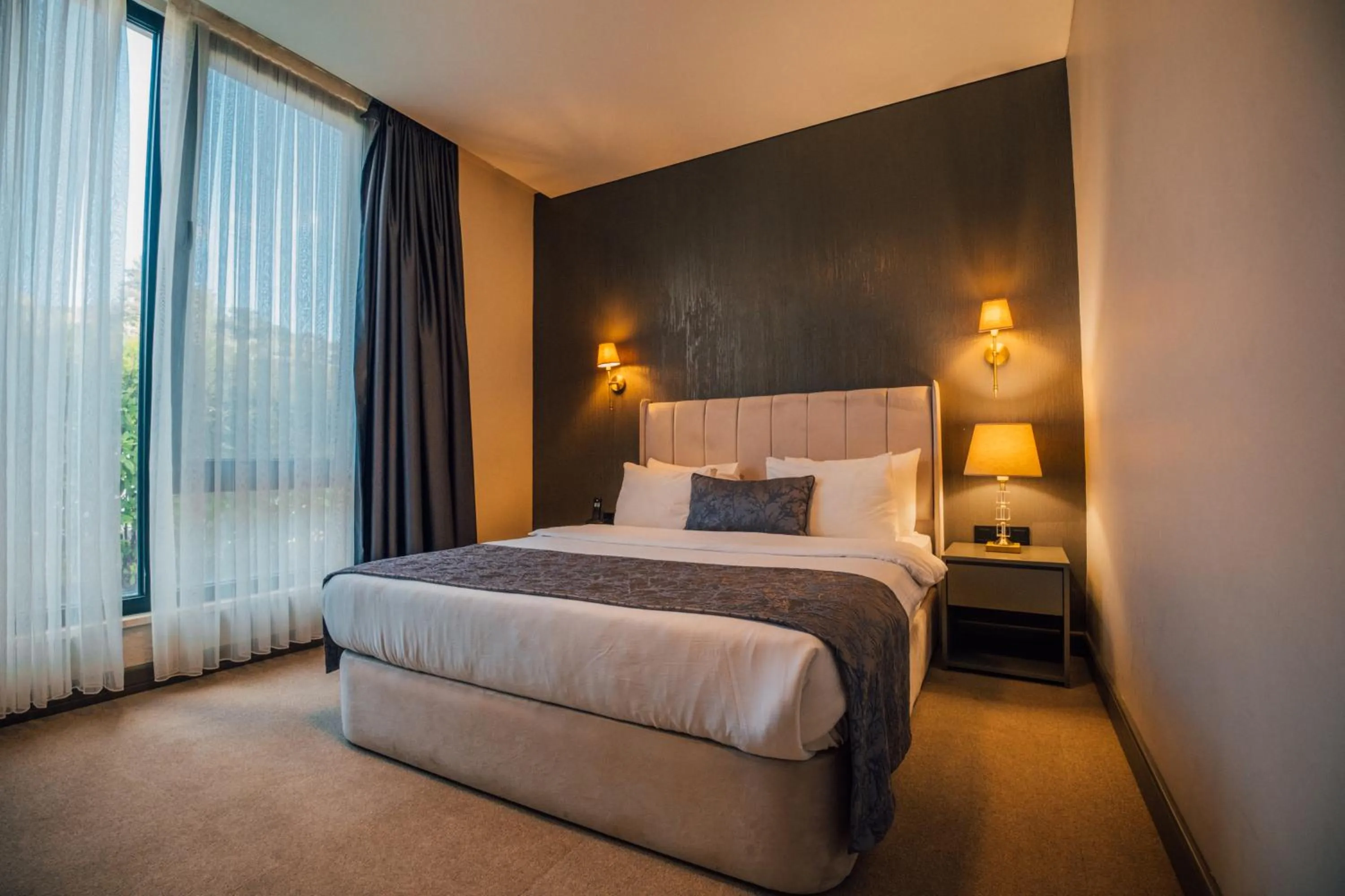 Bed in DELLAGO LUXURY HOTEL SAPANCA