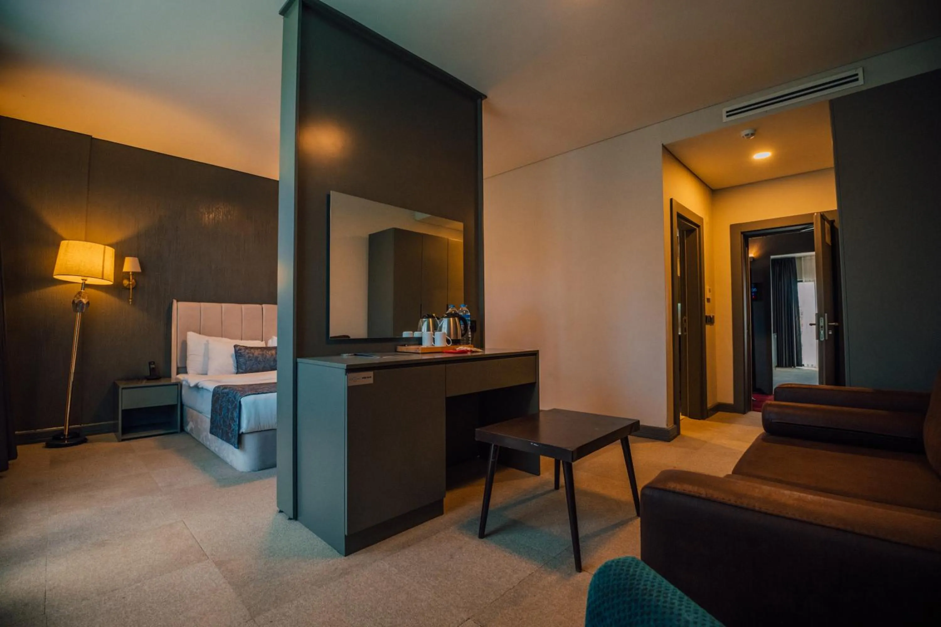 Bed in DELLAGO LUXURY HOTEL SAPANCA