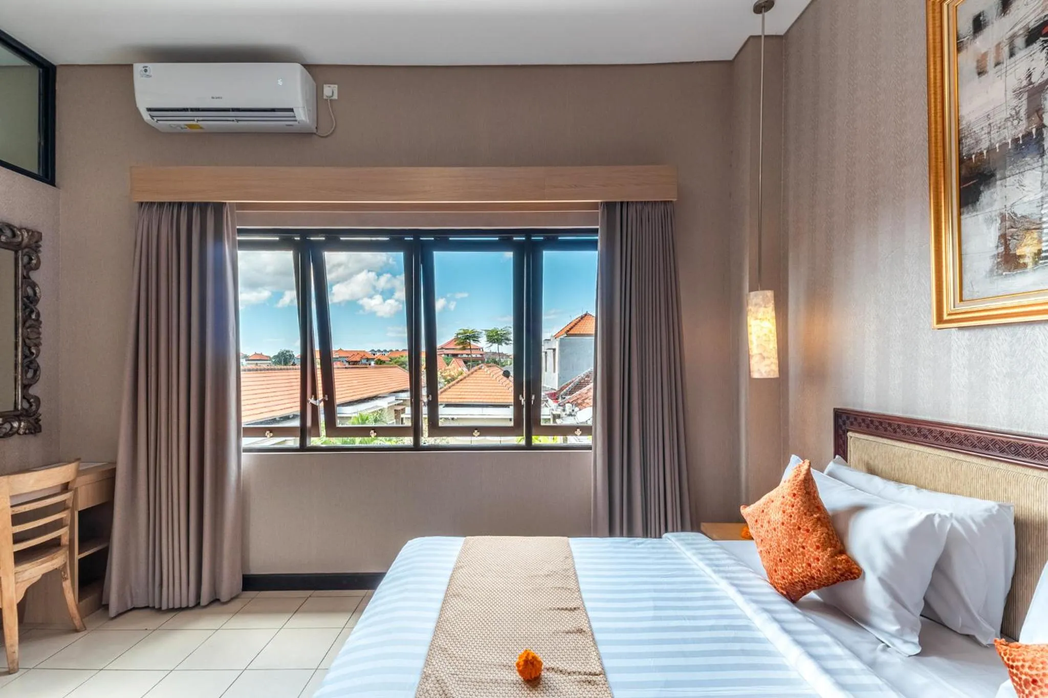 Bed in Svarna Suites Seminyak