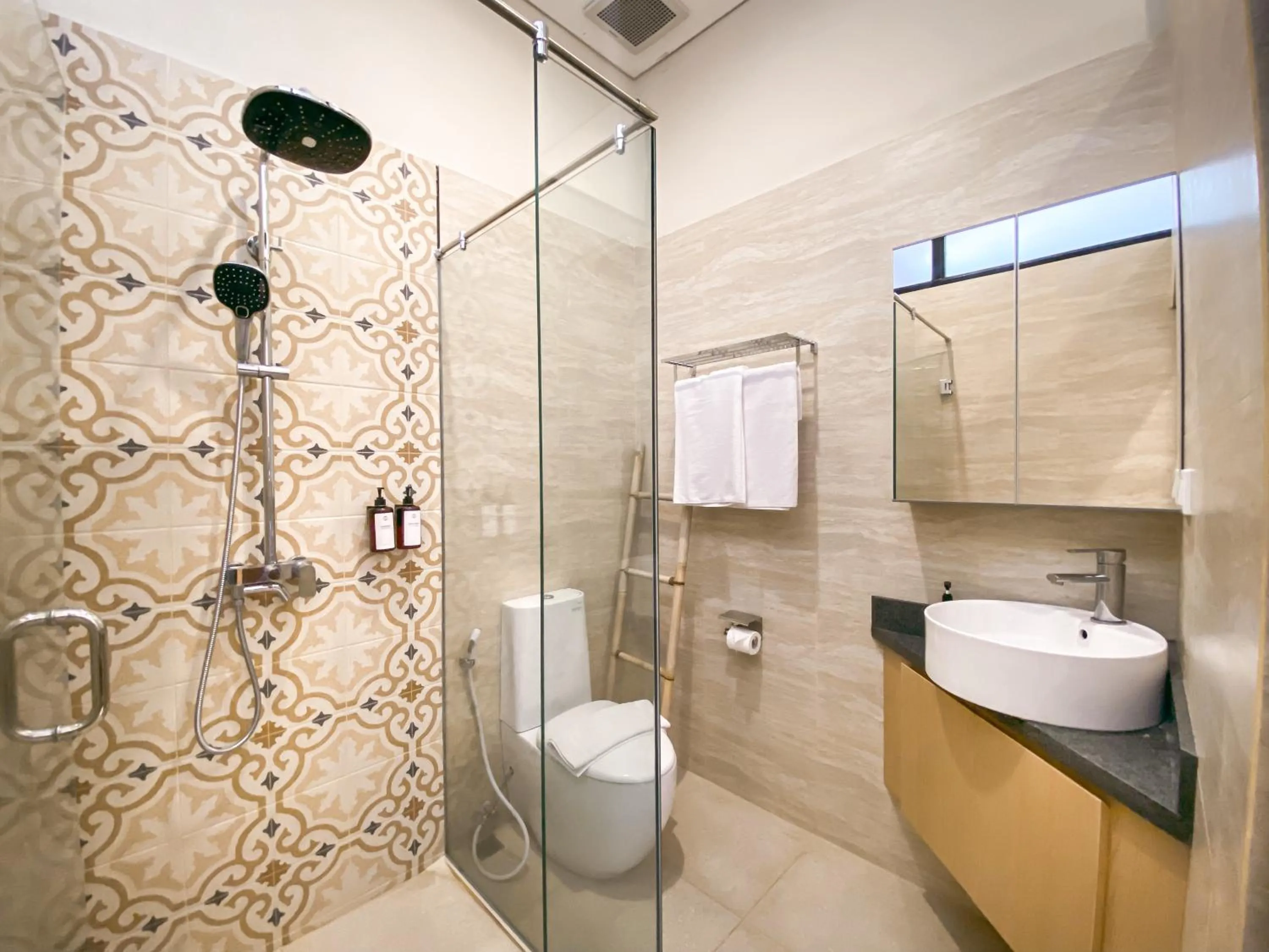 Bathroom in Svarna Suites Seminyak