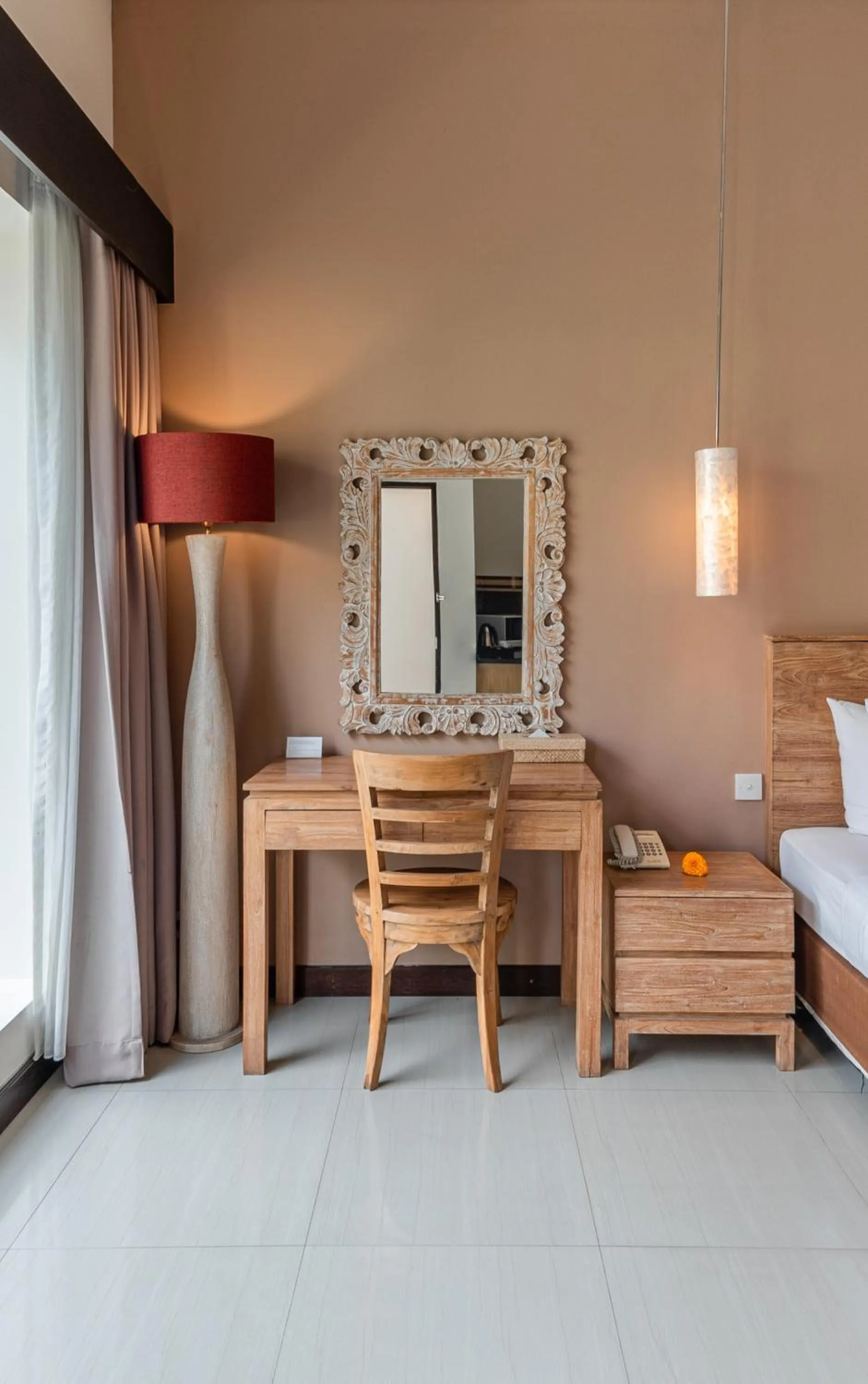 Bedroom in Svarna Suites Seminyak