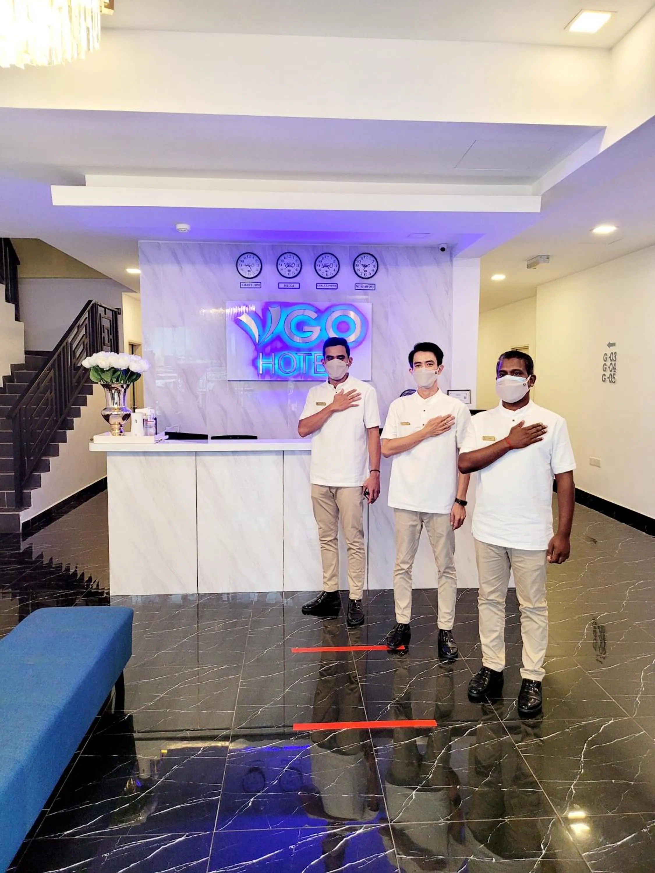 Staff in Hotel VGO