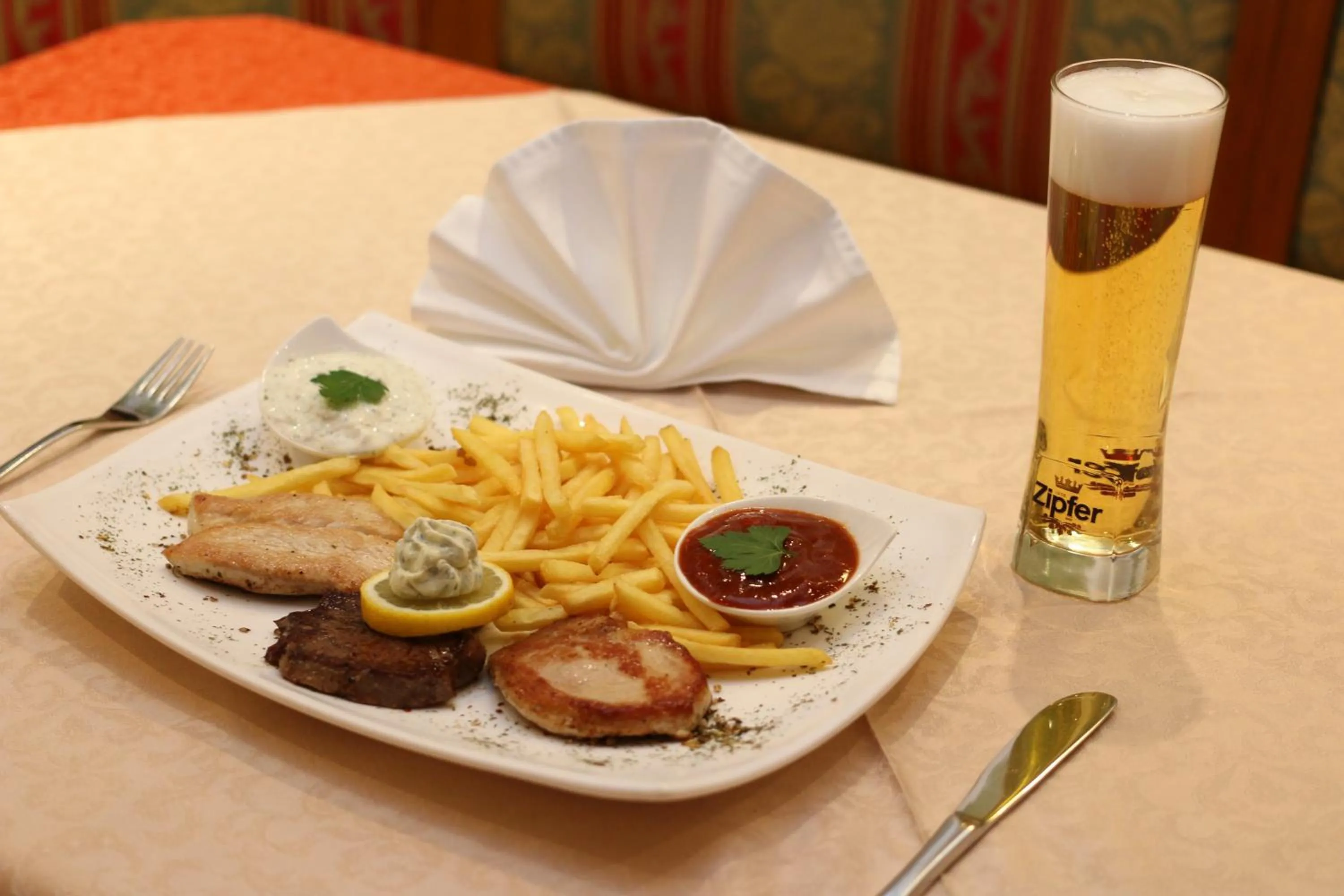 Food close-up in Alpenhotel Tauernstüberl