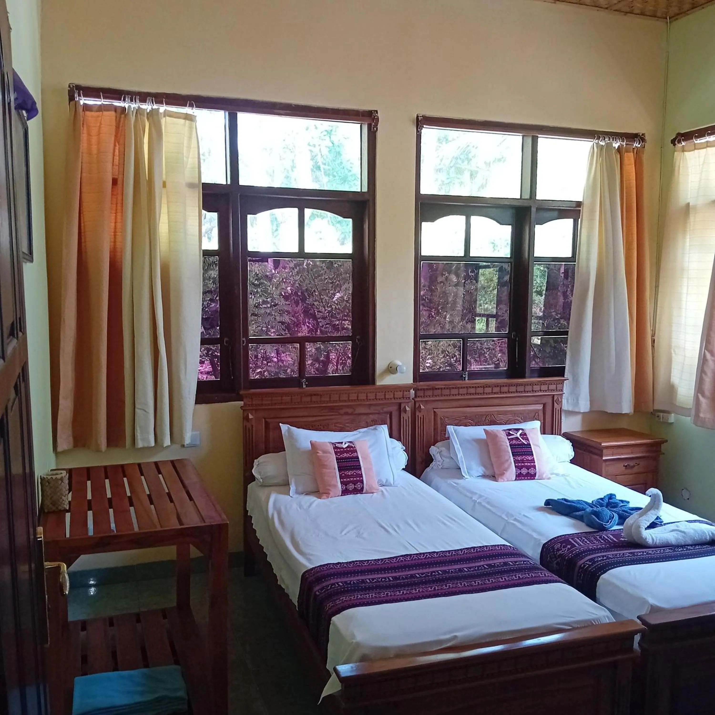 Bed in Budi Sun Resort