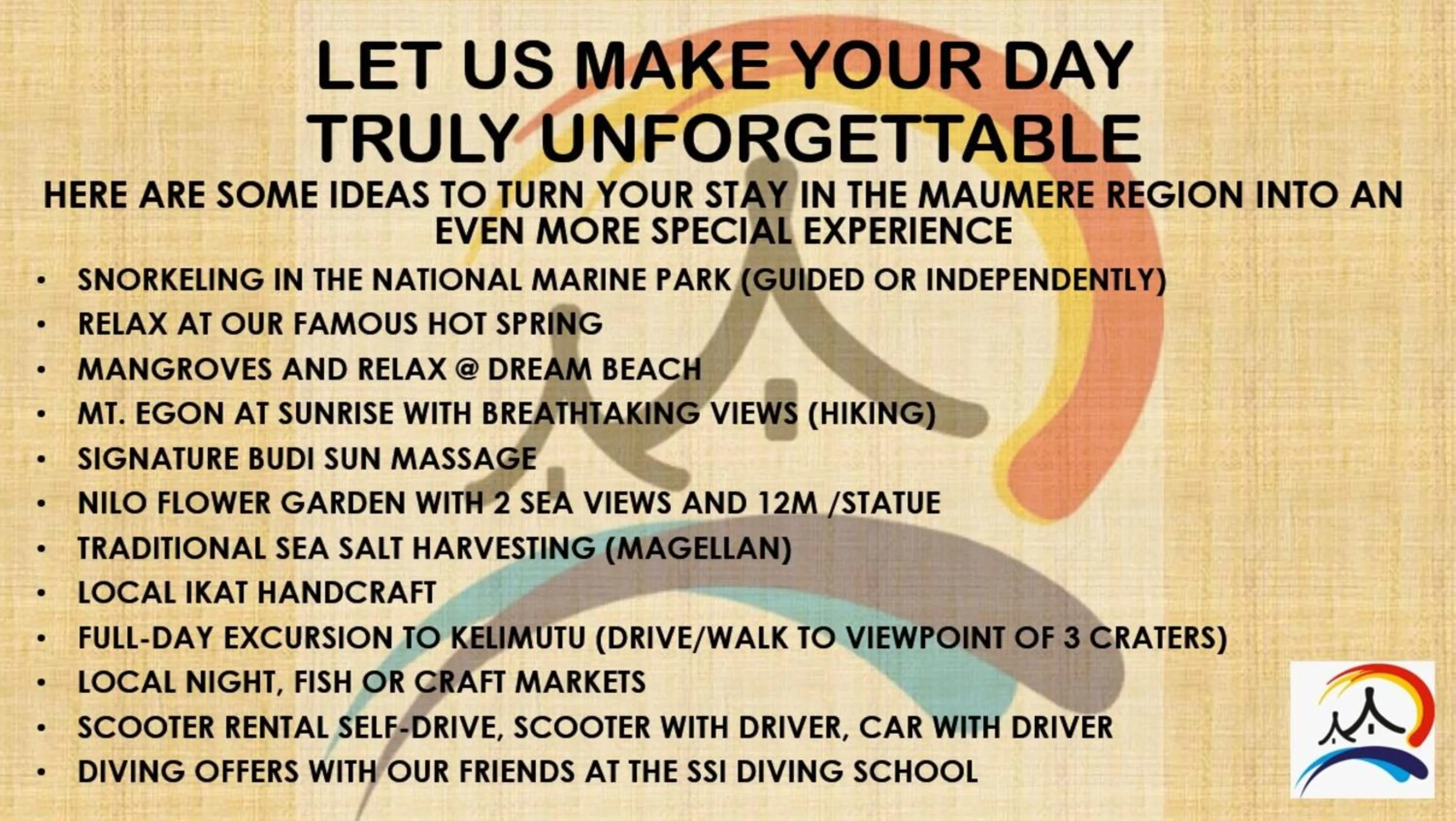 Nearby landmark in Budi Sun Resort, Flores, Maumere