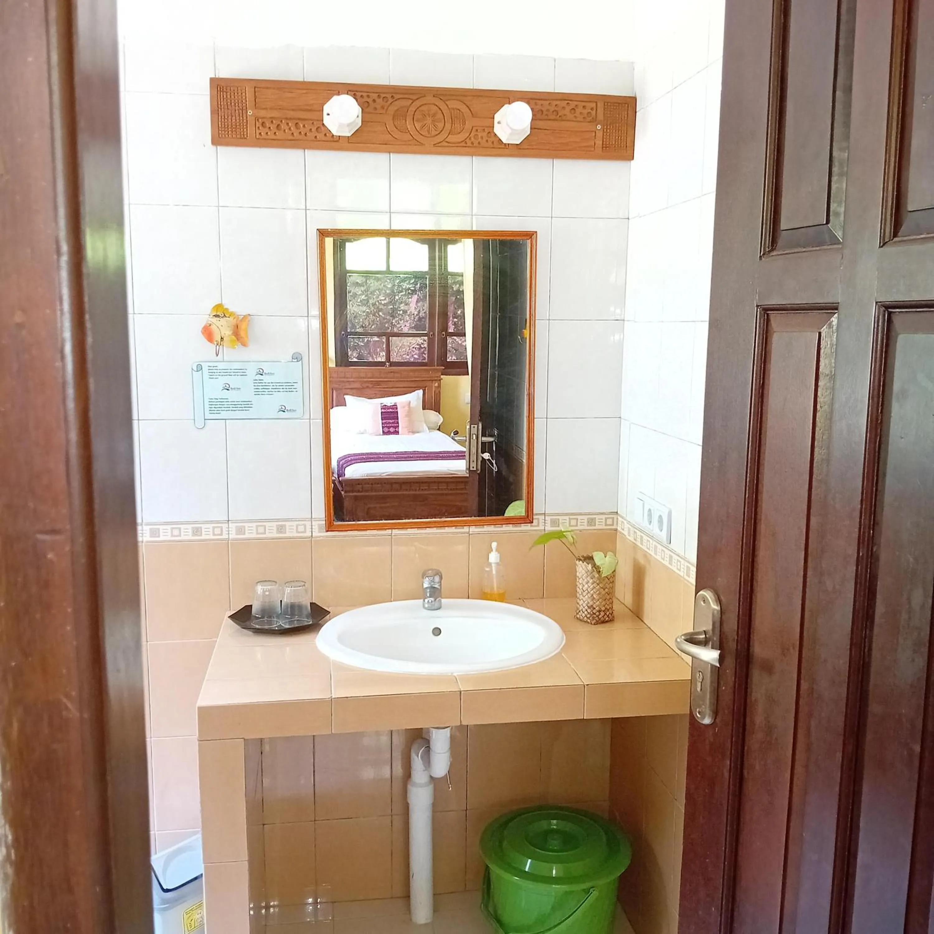 Bathroom, Bed in Budi Sun Resort