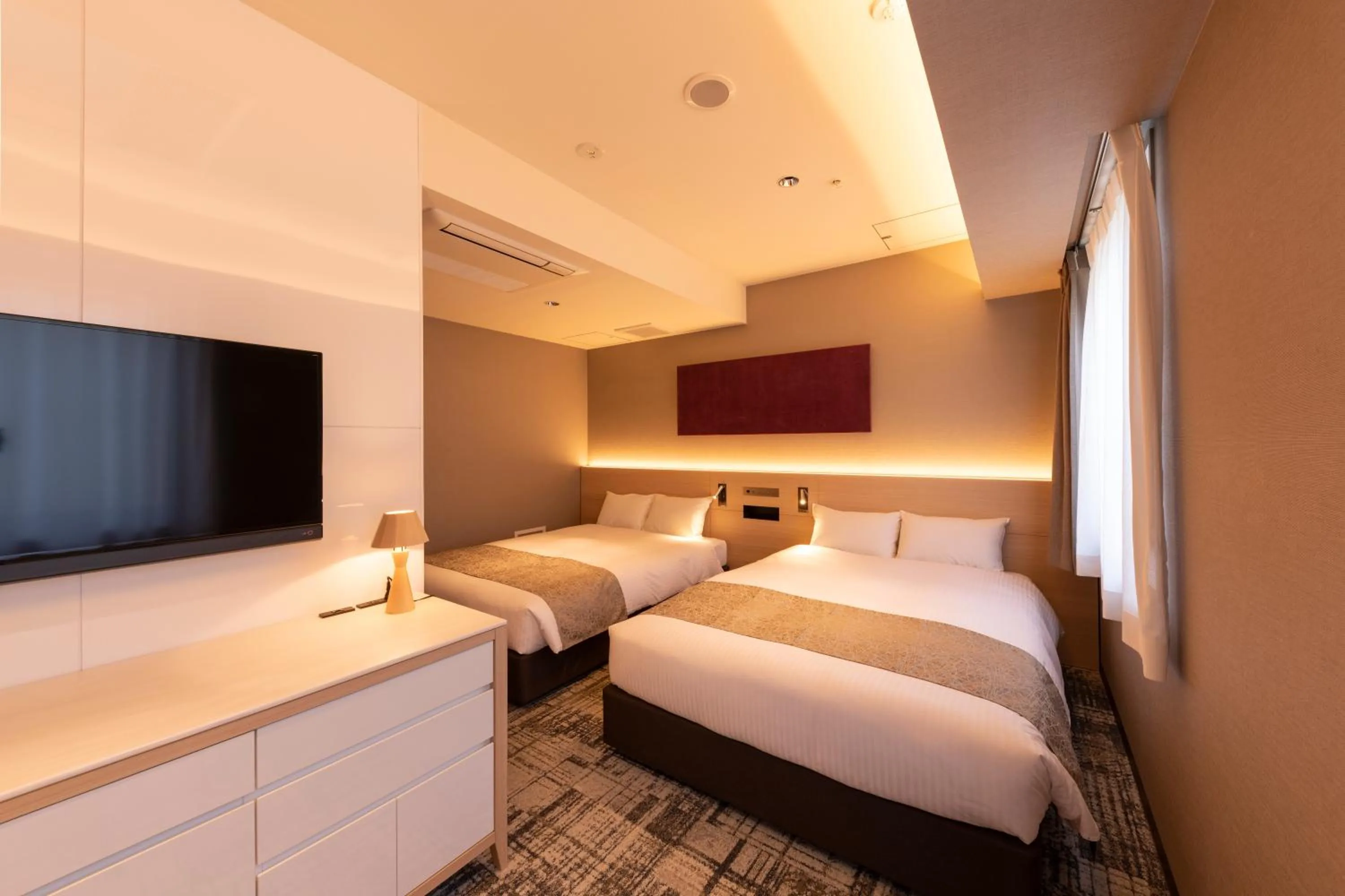 Bed in The Kanzashi Tokyo Asakusa