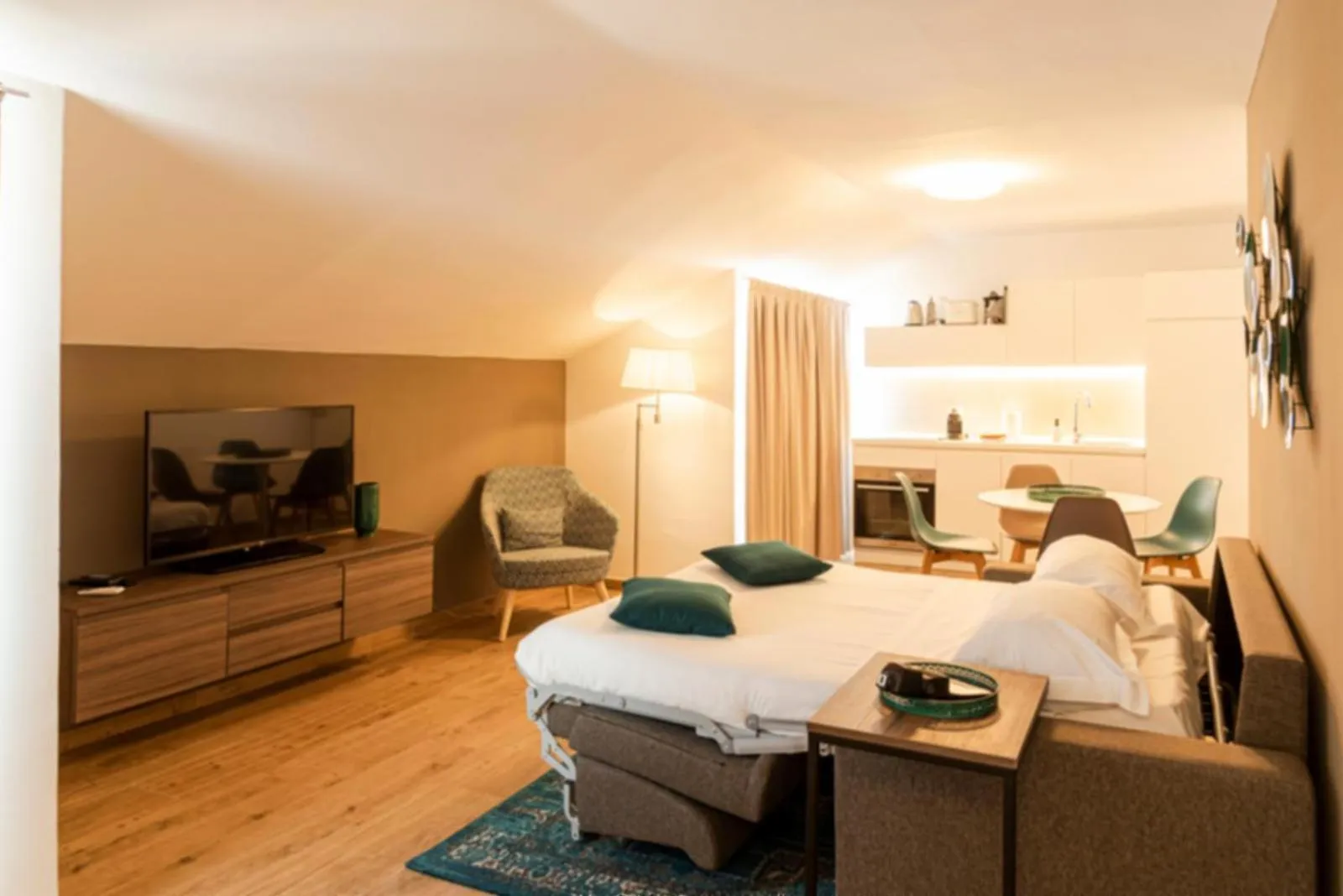 Bed in Aurelia Antica Suites & Apartments