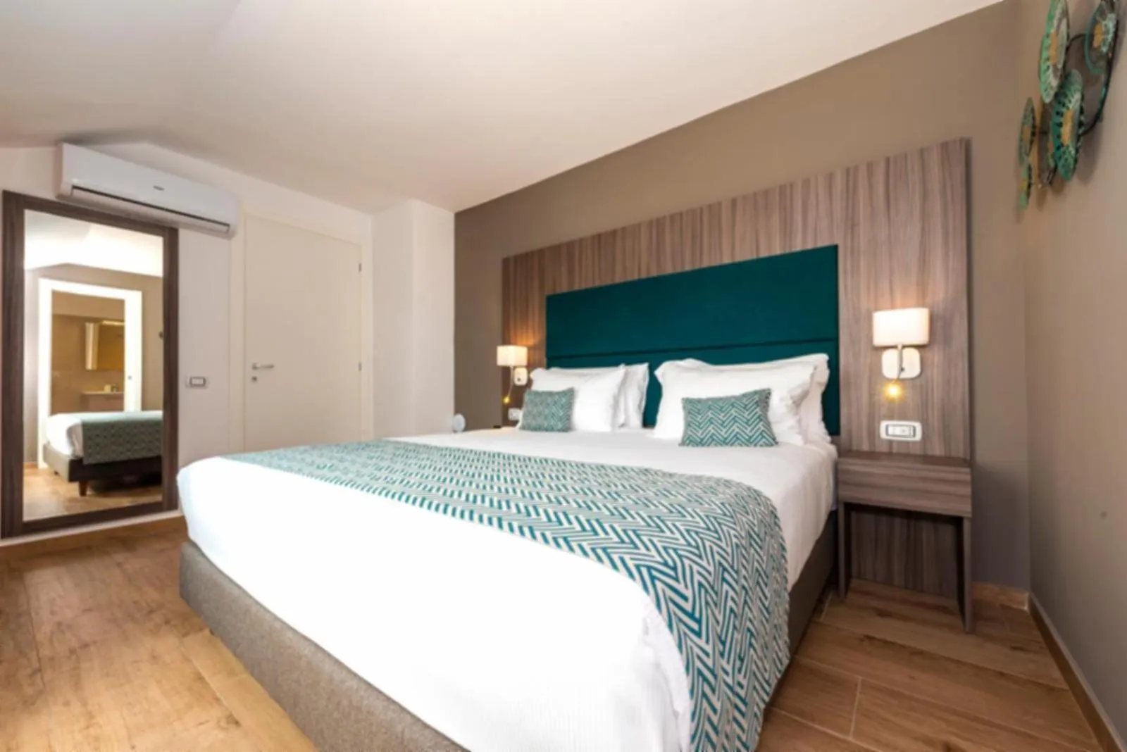 Bed in Aurelia Antica Suites & Apartments