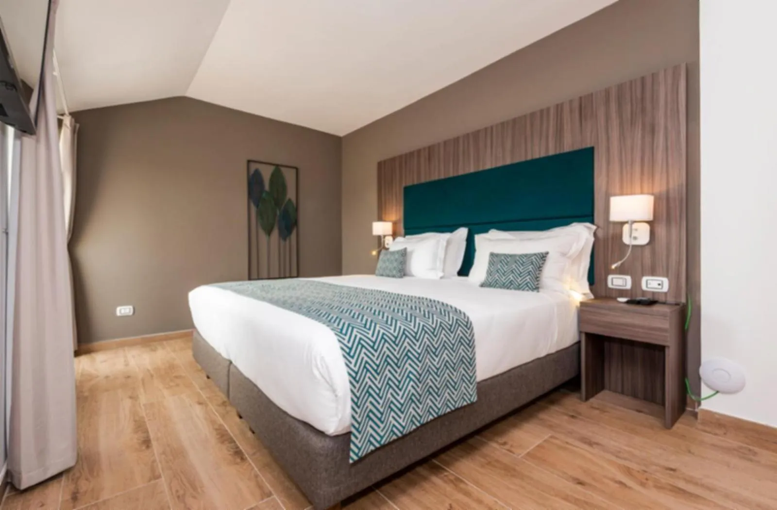 Bed in Aurelia Antica Suites & Apartments