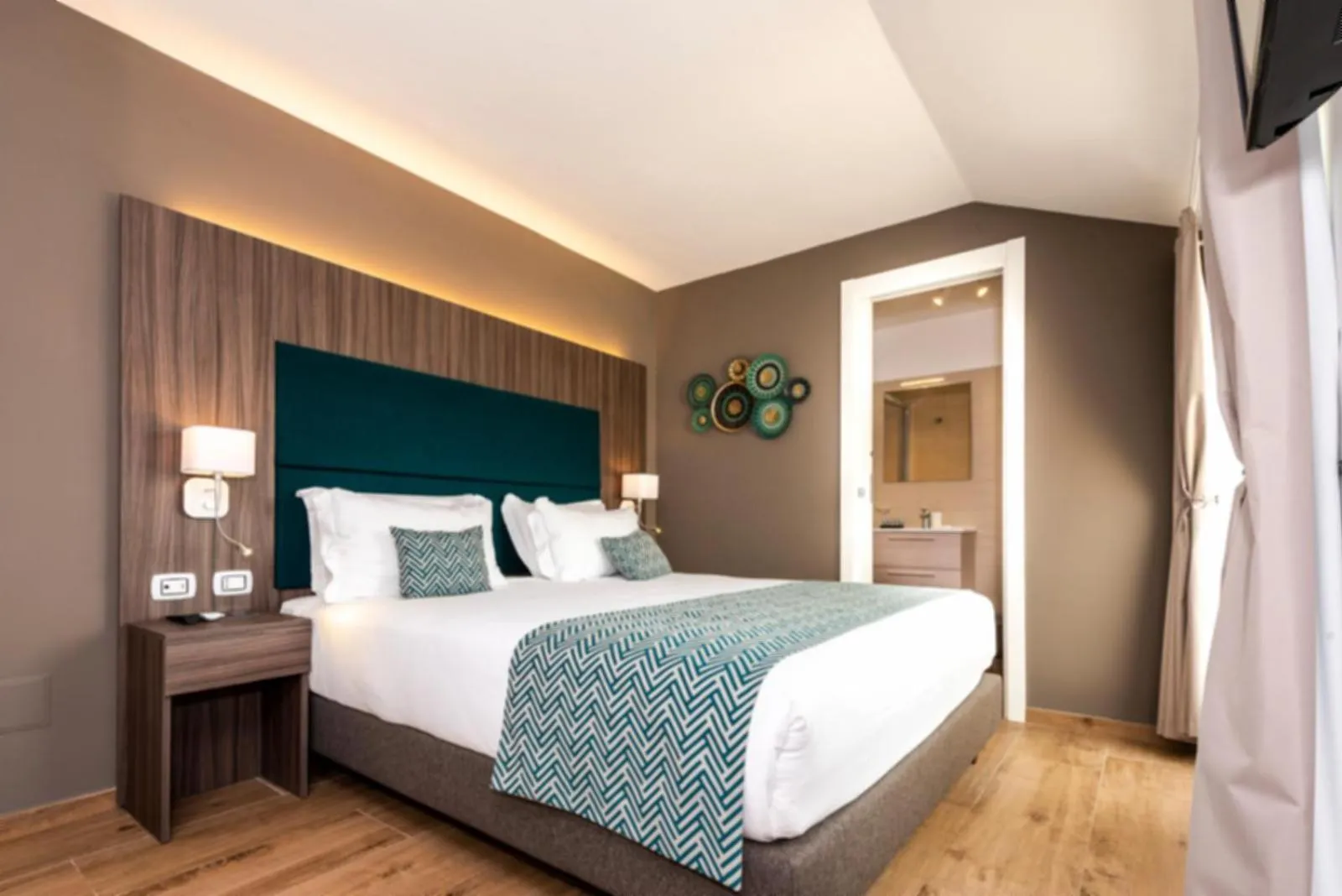 Bed in Aurelia Antica Suites & Apartments